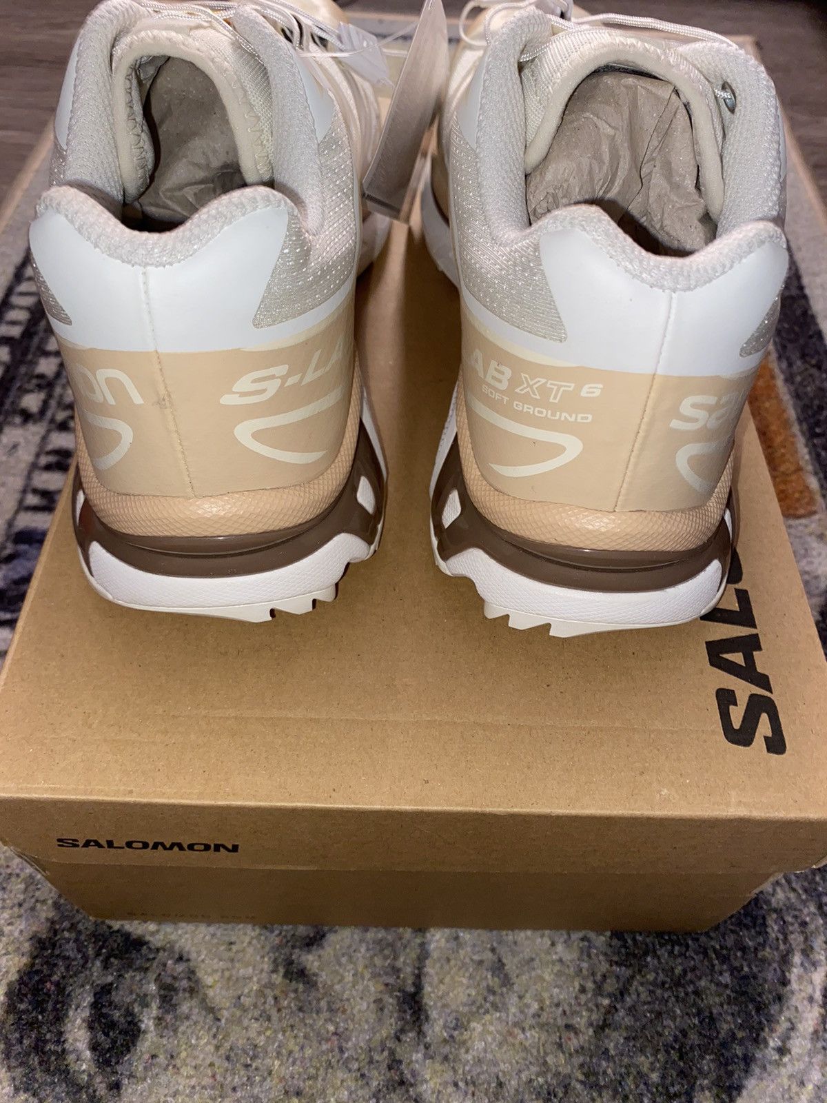 Salomon Salomon XT-6 Aritzia Vanilla Acorn Size US 9.5 / EU 42-43 - 4 Thumbnail