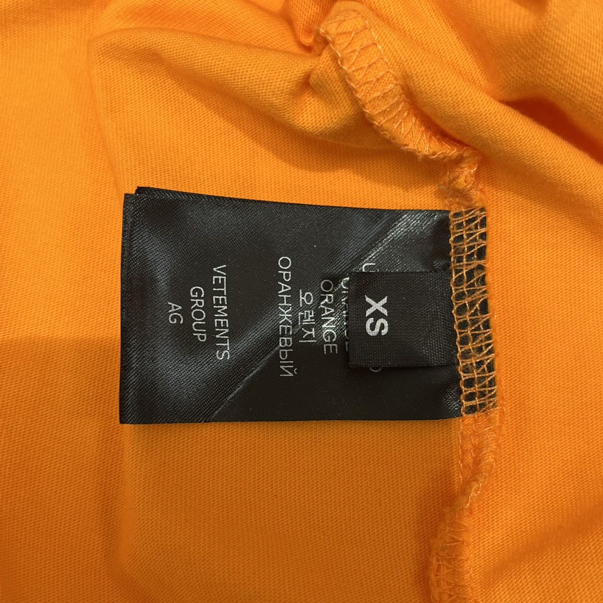 Vetements Vetements Polizei Tee Orange Size US XS / EU 42 / 0 - 7 Thumbnail