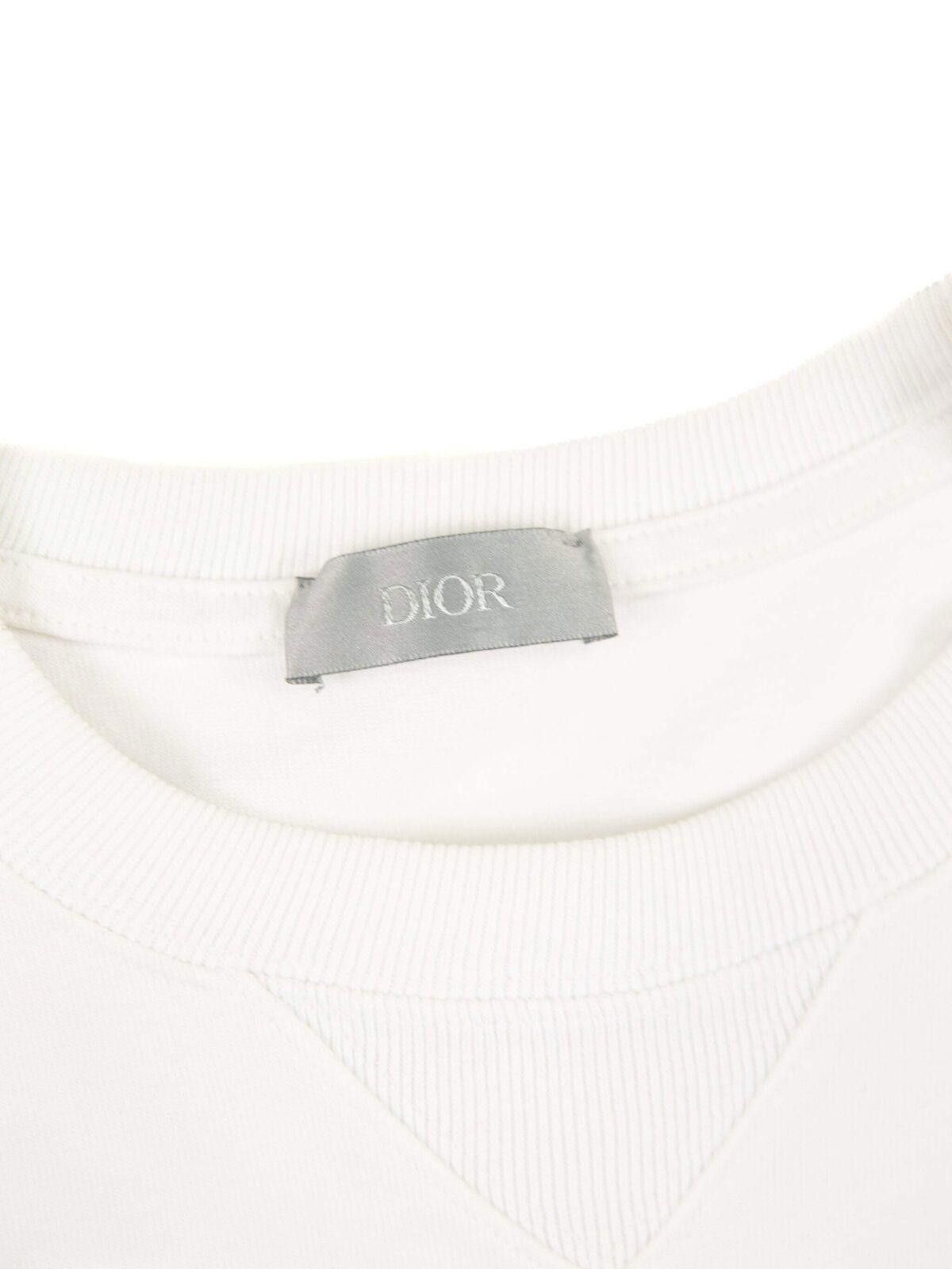 Dior Dior Mens x Jordan Air Wings White T-shirt Medium White Size US M / EU 48-50 / 2 - 4 Thumbnail