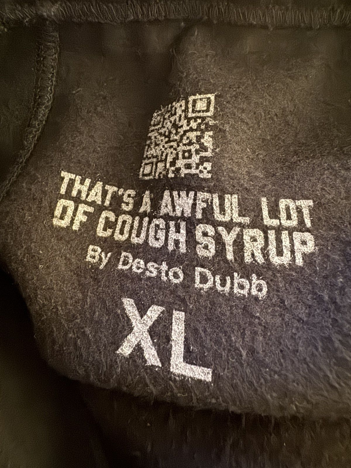 Awful Lot of Cough Syrup ****RARE AWFUL LOTTA COUGH SYRUP BLACK SWEATPANTS Size US 36 / EU 52 - 3 Thumbnail