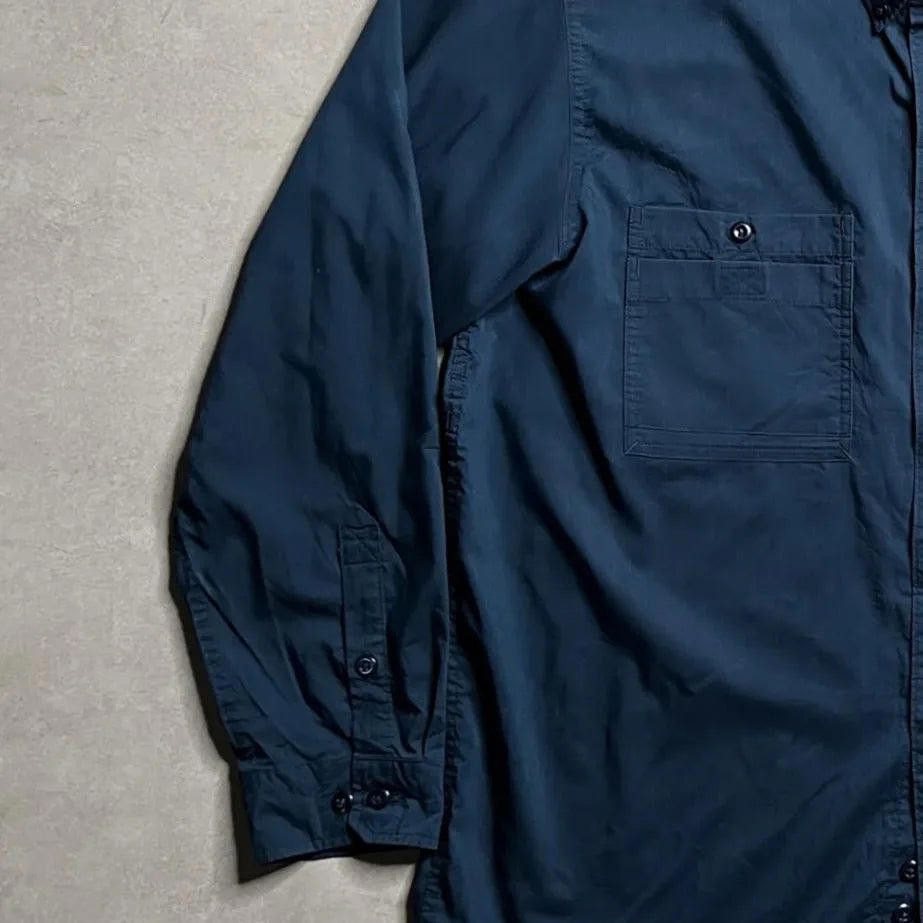 Designer Vintage Carhartt Navy Shirt - XL Size US XL / EU 56 / 4 - 4 Thumbnail