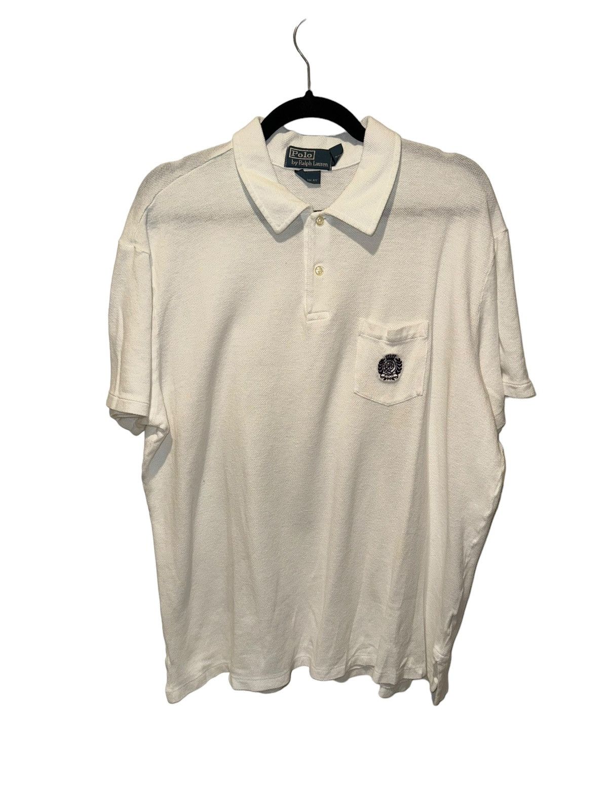 Polo Ralph Lauren × Ralph Lauren × Vintage Vintage Polo Ralph Lauren Crest Rugby Polo size XXL RARE Size US XXL / EU 58 / 5 - 1 Thumbnail