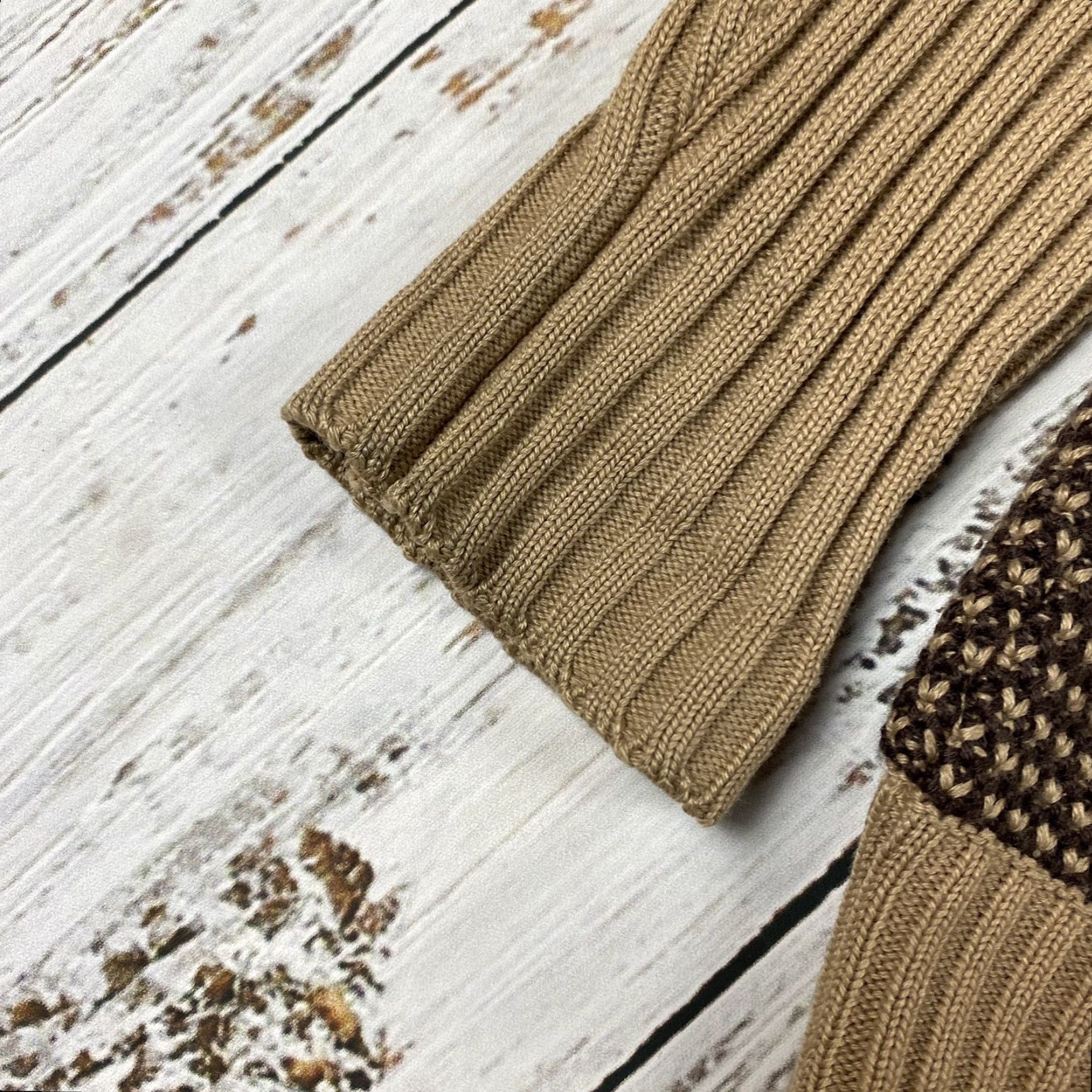 Vintage VINTAGE Bachrach Italy Suede Accents Pullover Sweater Brown Size XL Men's Size US XL / EU 56 / 4 - 7 Thumbnail