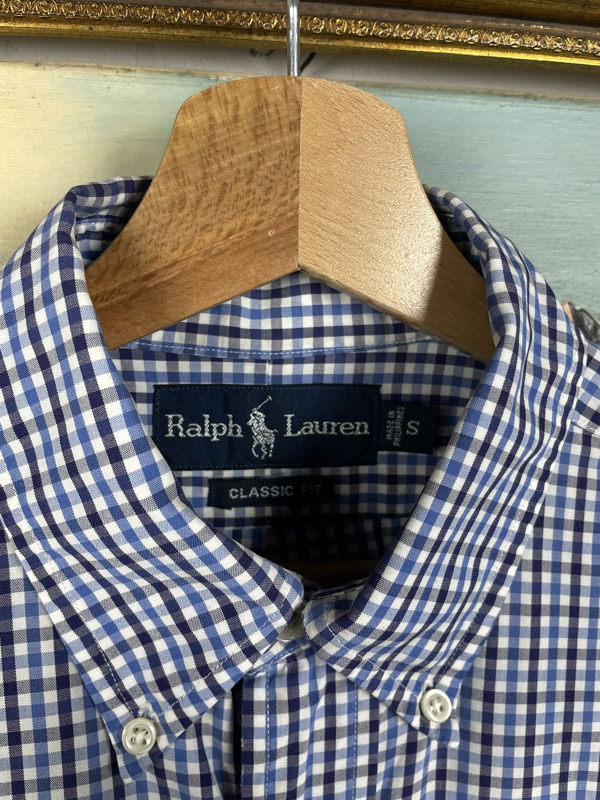 Polo Ralph Lauren Polo Ralph Lauren Blue Checkered Shirt Old Money Luxury Size US M / EU 48-50 / 2 - 6 Thumbnail
