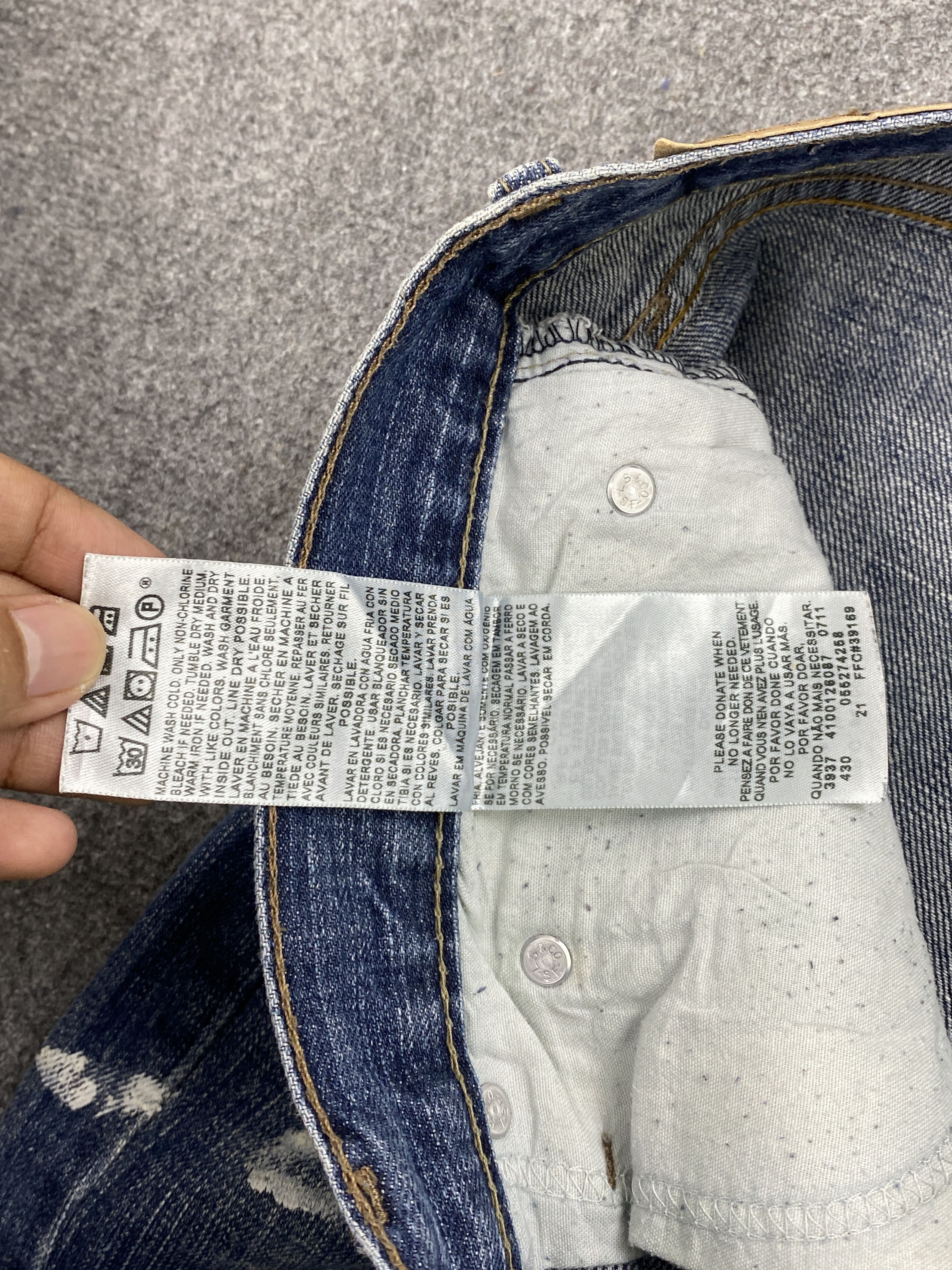 Levi's × Vintage Vintage Levi's 527 Distressed Bootcut Jeans Size US 38 / EU 54 - 12 Thumbnail