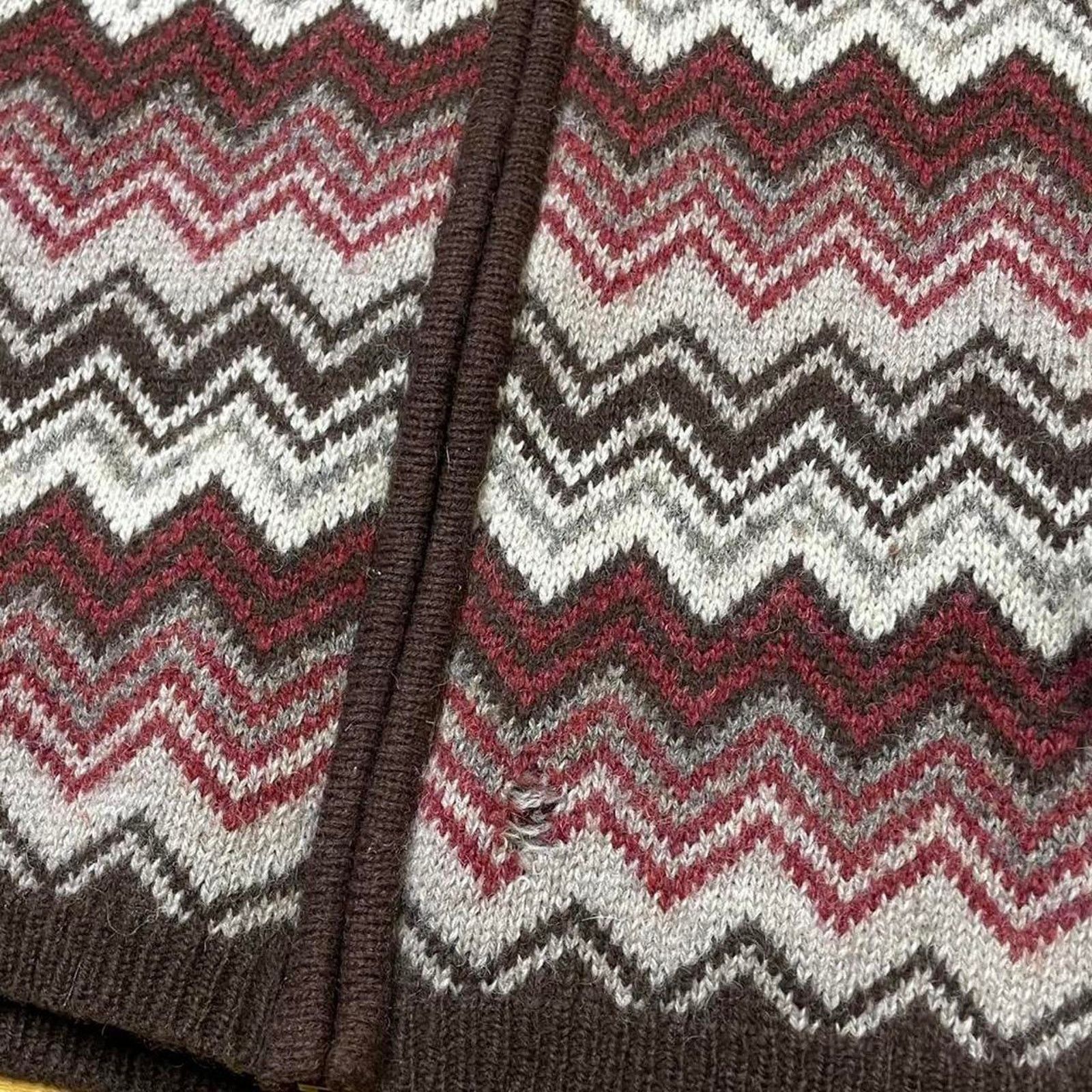 Harris Tweed 80s boxy Paul Harris Multi Color Wool zip up sweater M Size US M / EU 48-50 / 2 - 3 Thumbnail