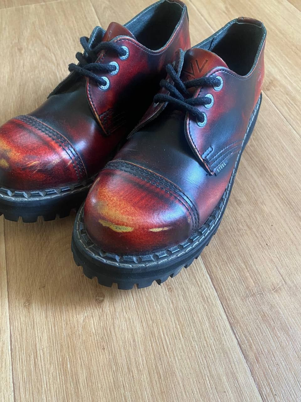 Dockers Vintage Steel Boots UK Flag Size US 7.5 / EU 40-41 - 7 Thumbnail