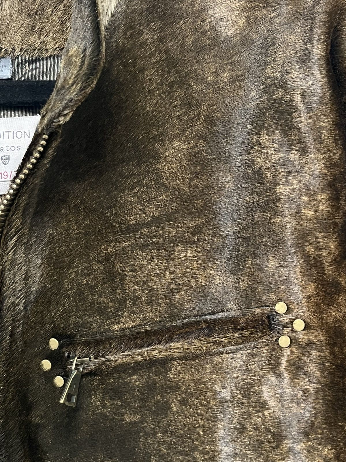 John Varvatos Calf hair Moto Jacket. Size 50 Size US M / EU 48-50 / 2 - 9 Thumbnail