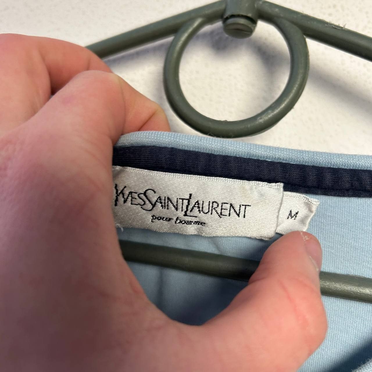 Yves Saint Laurent Luxury Yves Saint Laurent Big Graphic logo designer tee Size US M / EU 48-50 / 2 - 6 Thumbnail