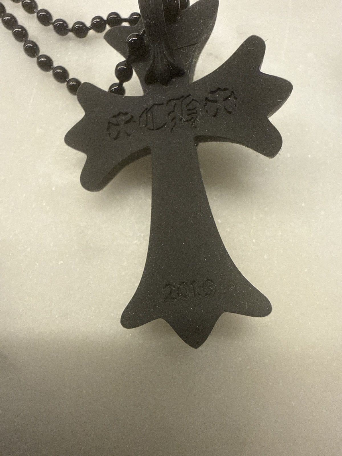 Chrome Hearts CHROME HEARTS SILICHROME NECKLACE BLACK Size ONE SIZE - 5 Thumbnail