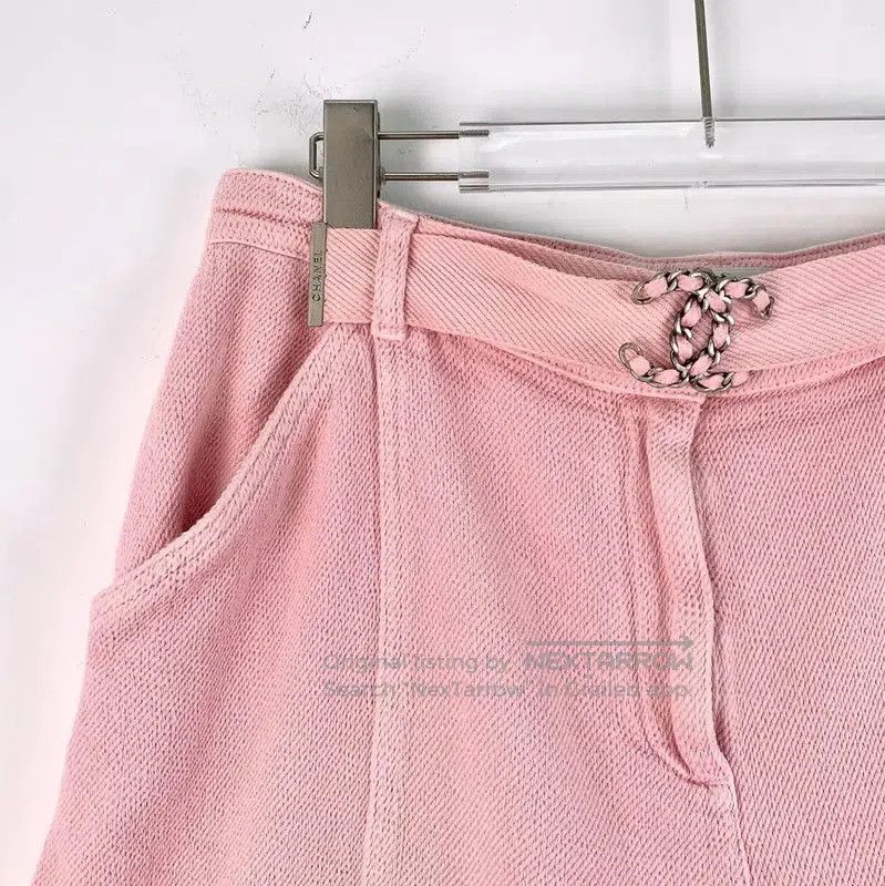 Chanel Chanel Pink Cotton Women’s Shorts . Size 26" / US 2 / IT 38 - 2 Thumbnail