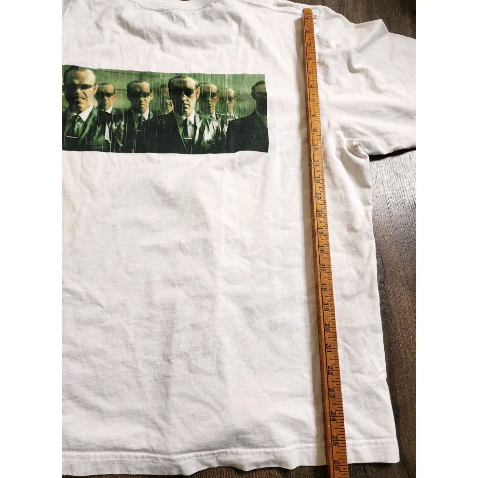 Uniqlo Uniqlo x Matrix Agent Smith T Shirt Mens XXL White Short Sleeve Crew Neck Double Sided Size US XXL / EU 58 / 5 - 4 Thumbnail