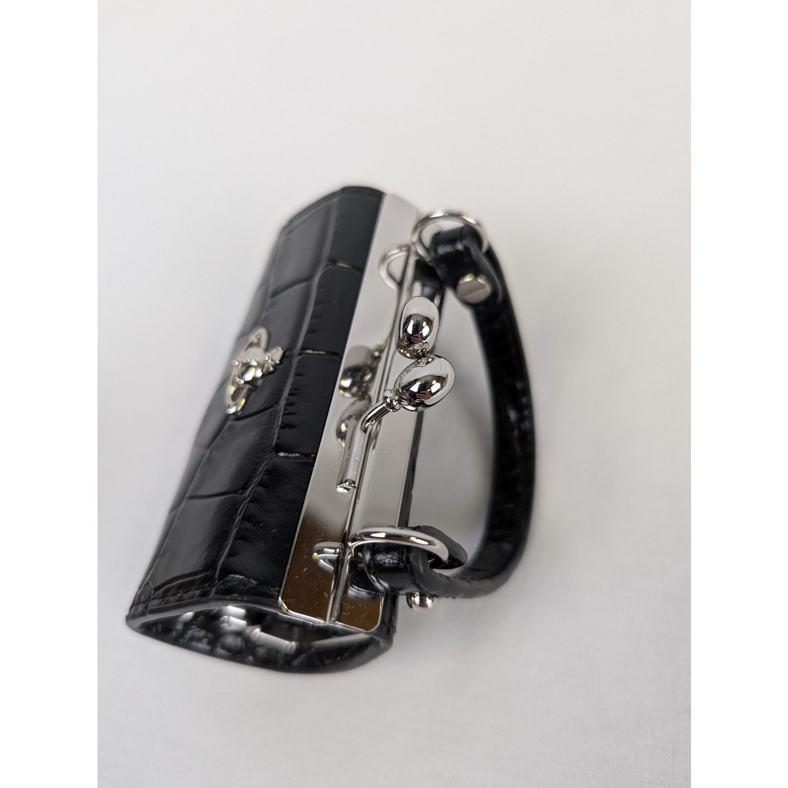 Vivienne Westwood o1rshd1 Size: OS / Crocodile Doll Bag in Black Size ONE SIZE - 5 Thumbnail