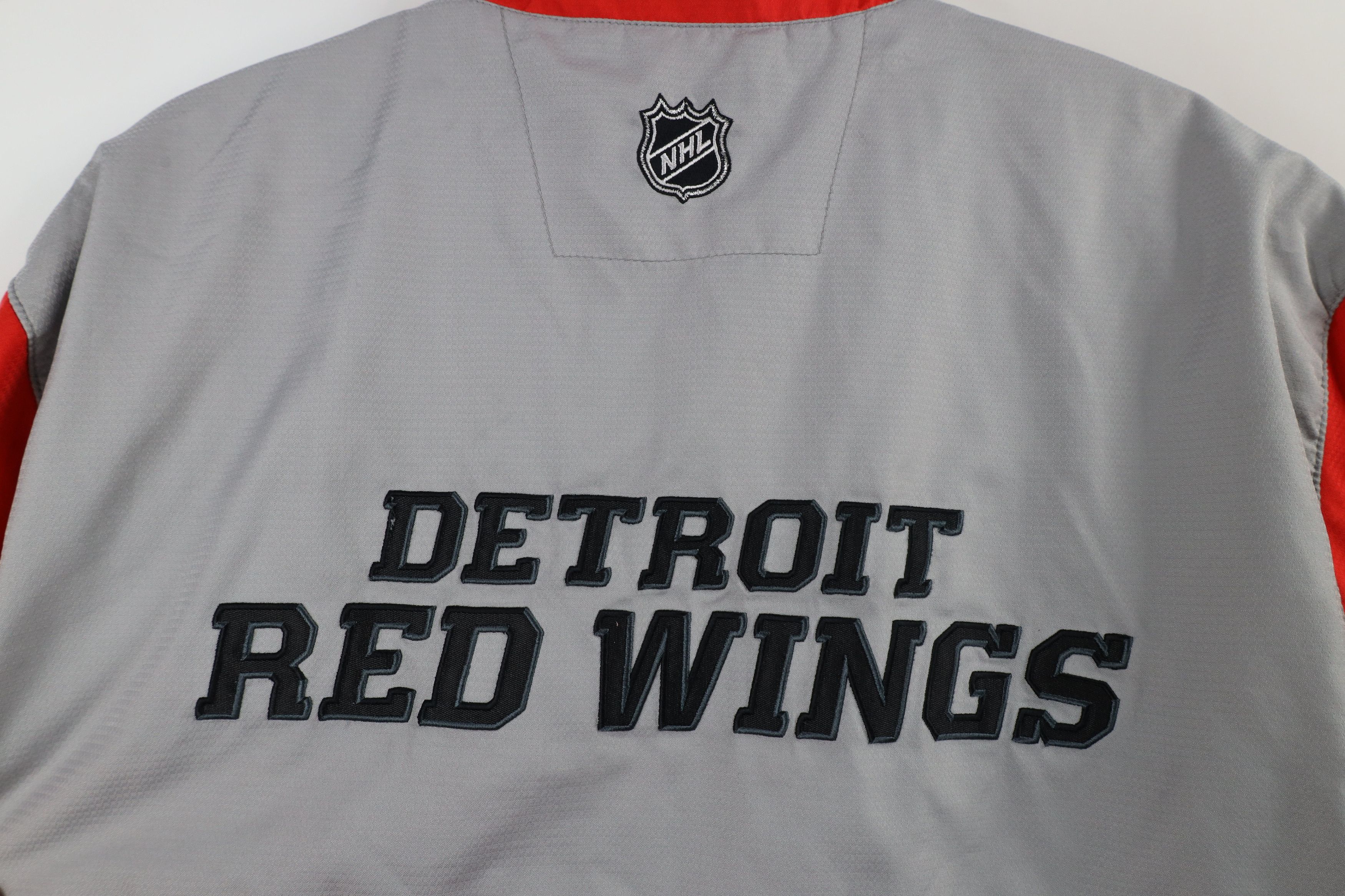 Reebok × Vintage Reebok Center Ice Red Wings Hockey Half Zip Pullover Jacket Size US L / EU 52-54 / 3 - 12 Thumbnail