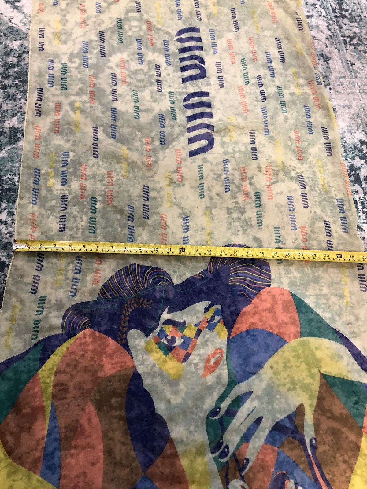 Miu Miu AW99 Miu Miu Harlequin Limited Edition Silk Scarves Shawl Size ONE SIZE - 11 Thumbnail