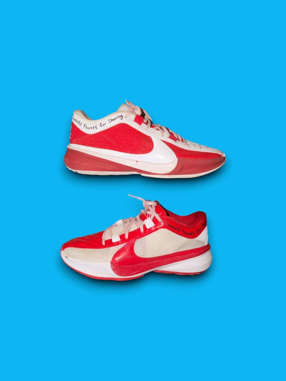 Nike Nike Zoom Freak 5 EP White red Low top shoes mens size 8 Size US 8 / EU 41 - 1 Thumbnail