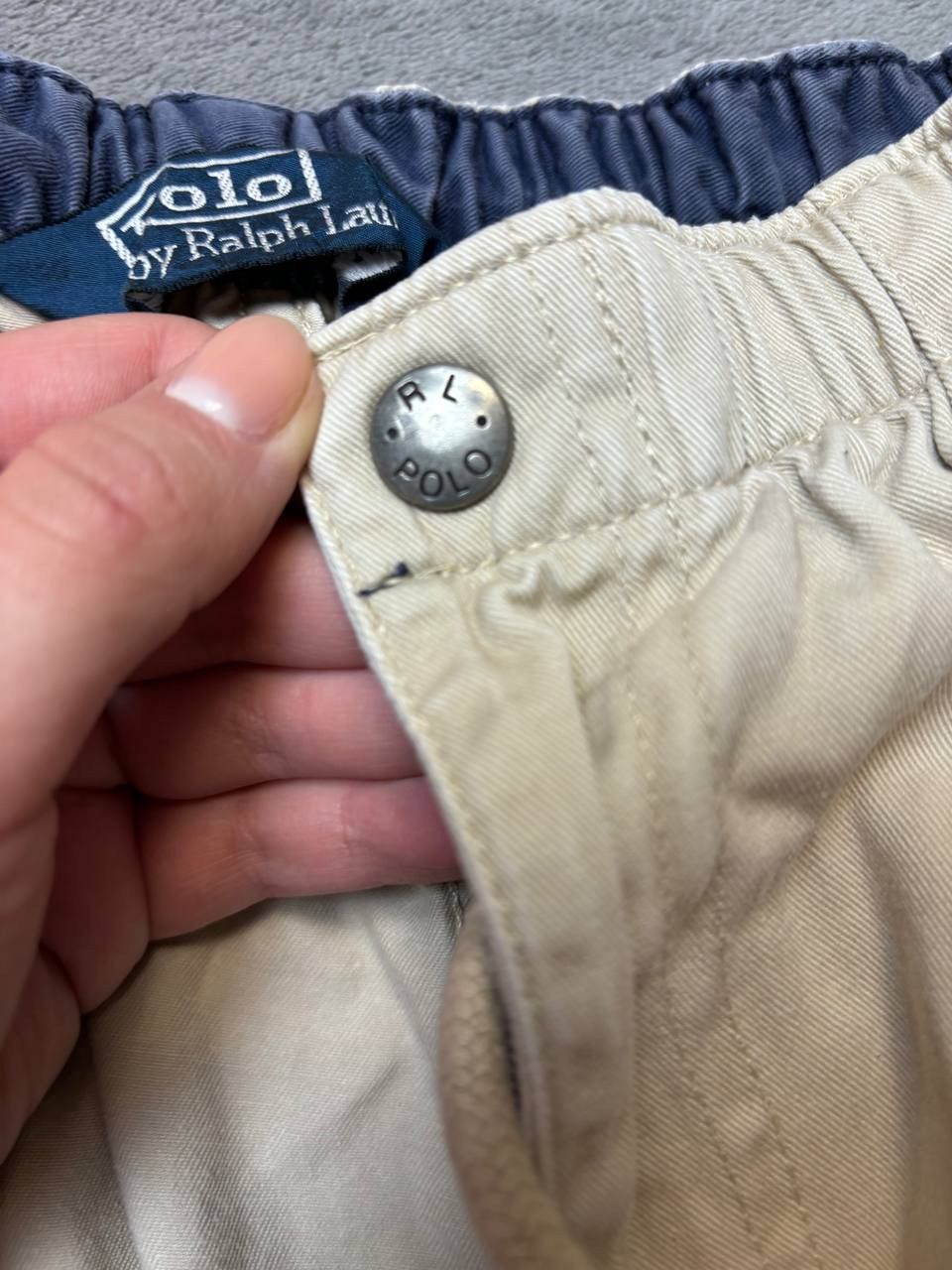 Polo Ralph Lauren × Ralph Lauren × Vintage Vintage Y2K Polo Ralph Lauren Biege shorts Size US 34 / EU 50 - 4 Thumbnail