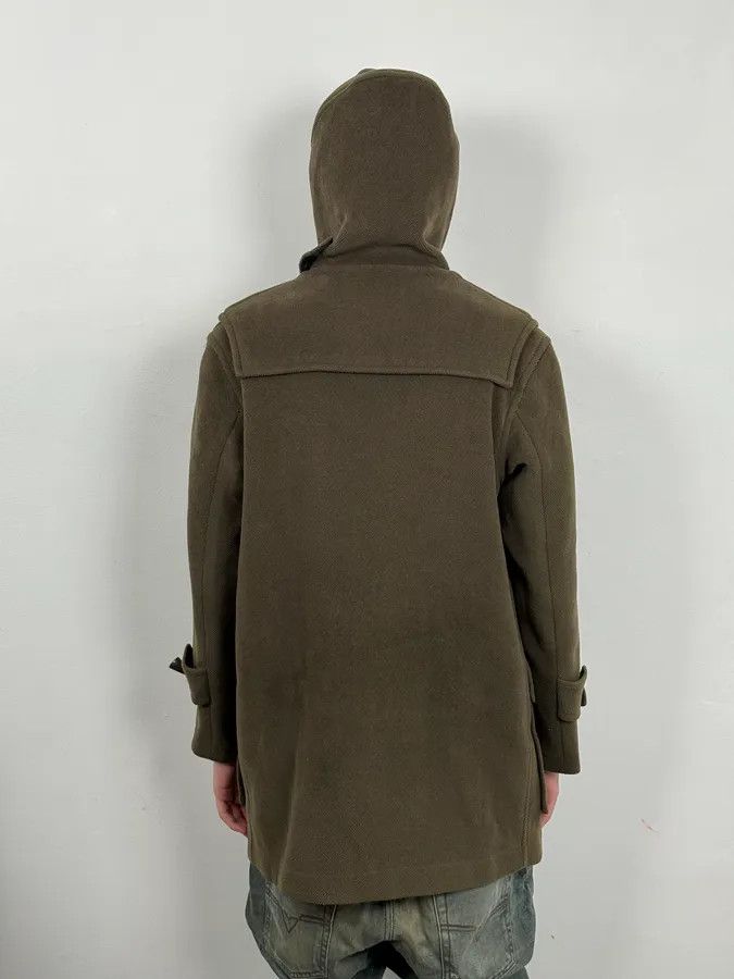 Burberry 2000s Burberry Khaki Hooded Wool Jacket Size US S / EU 44-46 / 1 - 3 Thumbnail