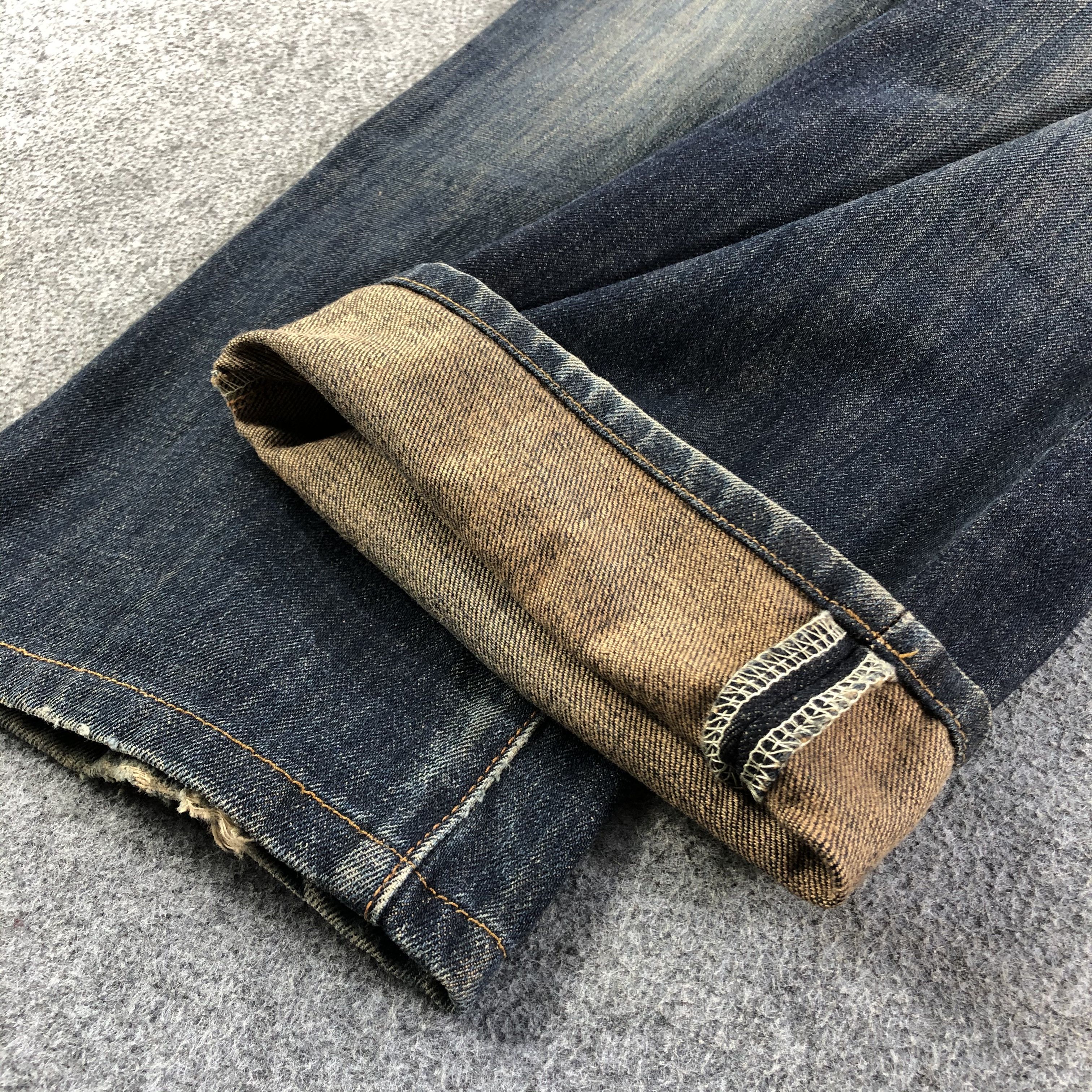 Japanese Brand Gold Rush Jeans Rusty Blue Denim -J2720 Size US 30 / EU 46 - 7 Thumbnail