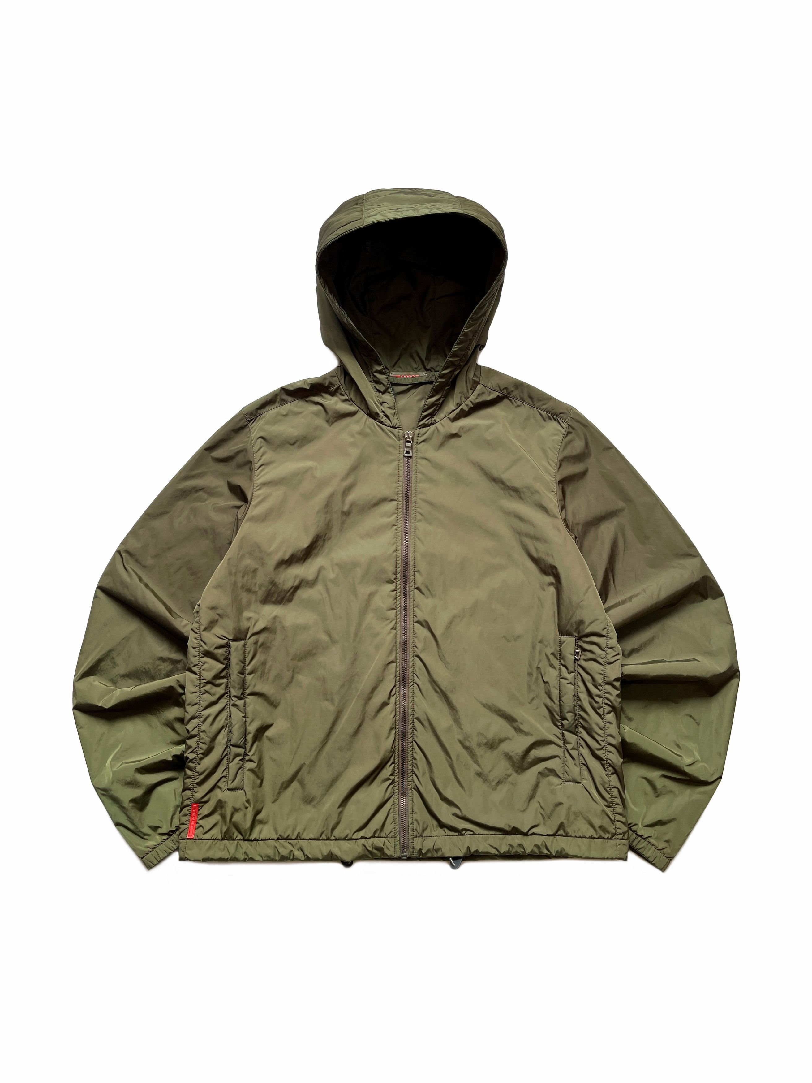 Prada Vintage Prada Red Tab Padded Nylon Jacket Size US L / EU 52-54 / 3 - 1 Thumbnail