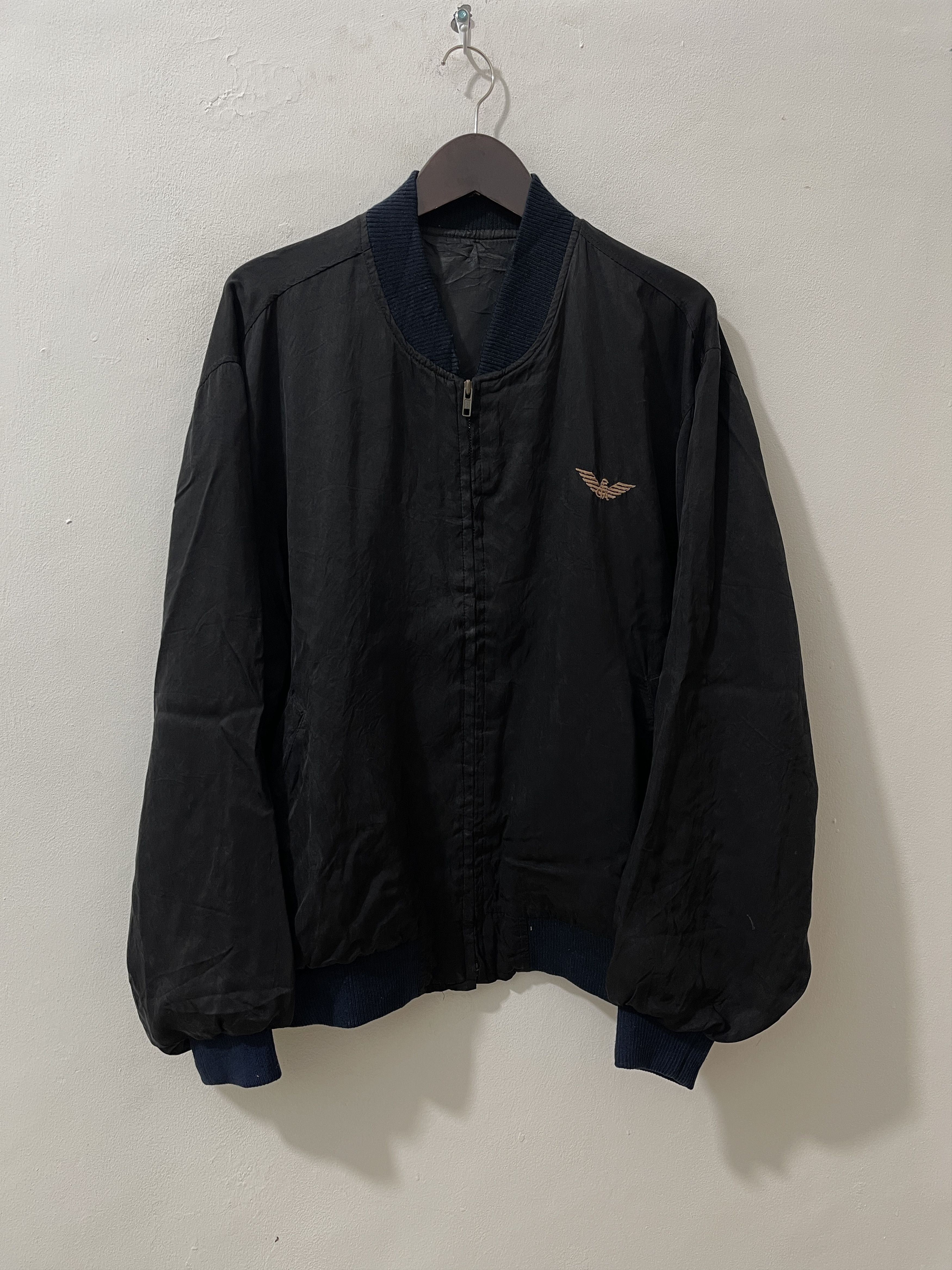 Vintage True Vintage Giorgio Armani Bomber Jacket Size US L / EU 52-54 / 3 - 3 Thumbnail