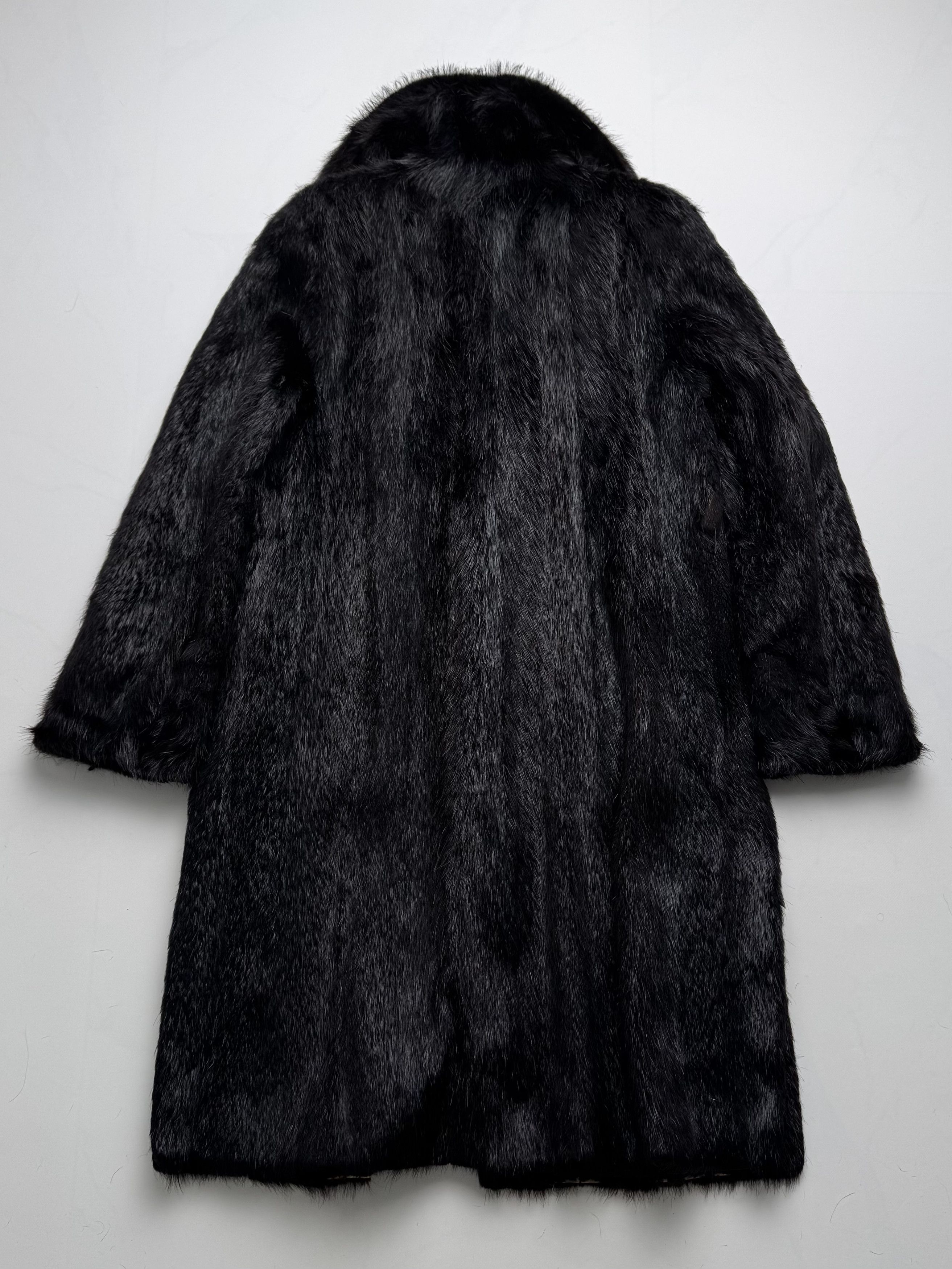 Vintage Vintage Long Real Fur Coat B8(V417)E2 Size L / US 10 / IT 46 - 11 Thumbnail