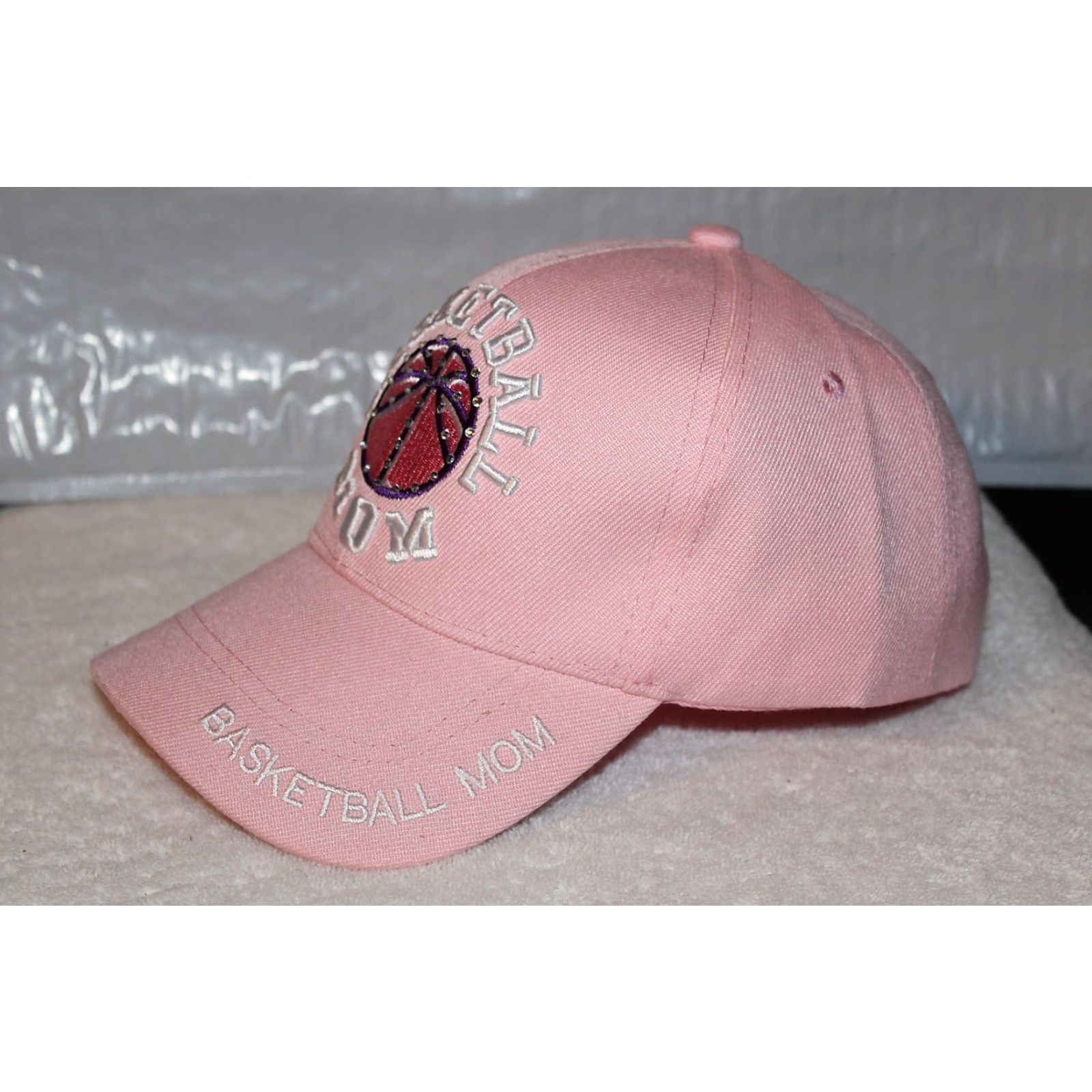 Vintage VINTAGE CALI Basketball Cap Unisex Adults Adjustable Pink Sports Mom Baseball Hat Size ONE SIZE - 2 Thumbnail