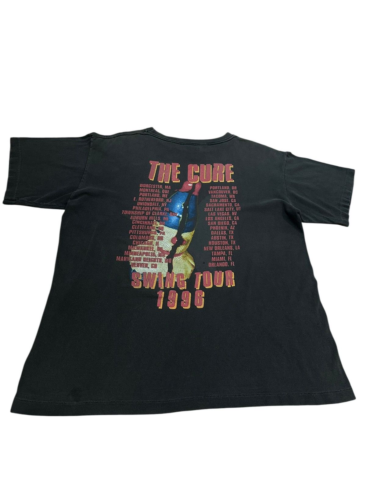 Band Tees Vintage 1996 The Cure Swing Tour T Shirt Size US L / EU 52-54 / 3 - 8 Thumbnail