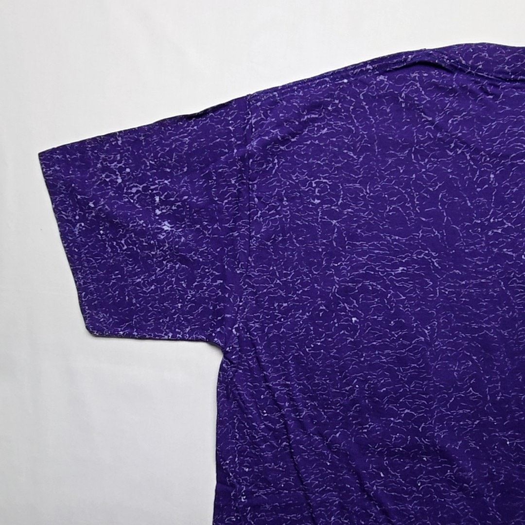 Jerzees Vintage Montana Shirt Aztec Graphic Purple L AOP Tee 90s VTG Size US L / EU 52-54 / 3 - 8 Thumbnail