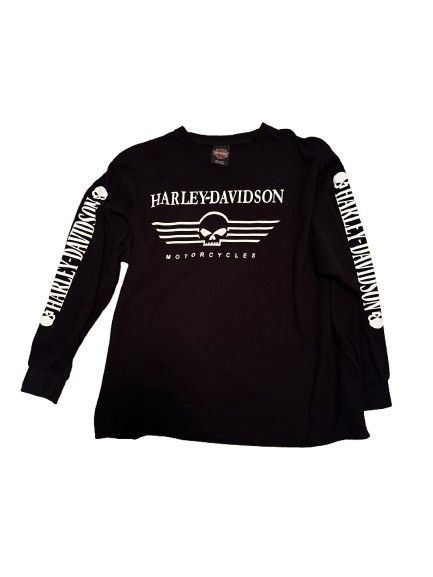 Harley Davidson × Vintage Vintage Harley Davidson Longsleeve shirt Size US L / EU 52-54 / 3 - 1 Thumbnail