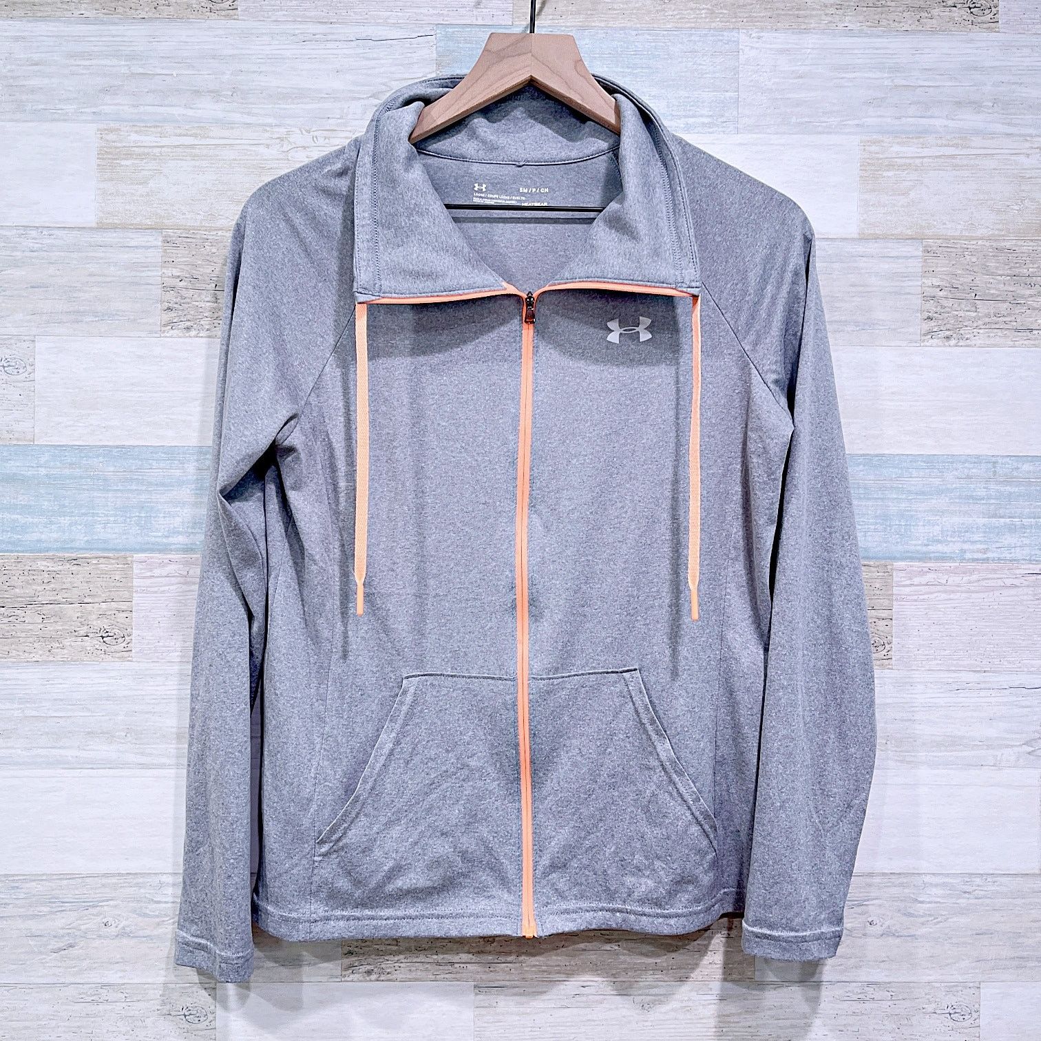 Under Armour Under Armour Funnel Neck Jacket Gray Womens Small Size S / US 4 / IT 40 - 3 Thumbnail