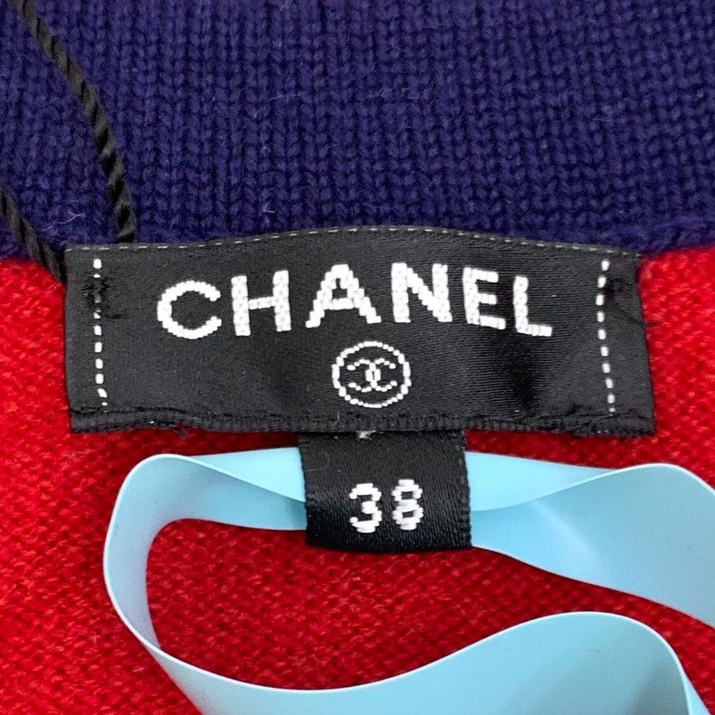 Chanel Chanel Red cashmere round-neck sleeveless knitted vest Size XS / US 0-2 / IT 36-38 - 6 Thumbnail