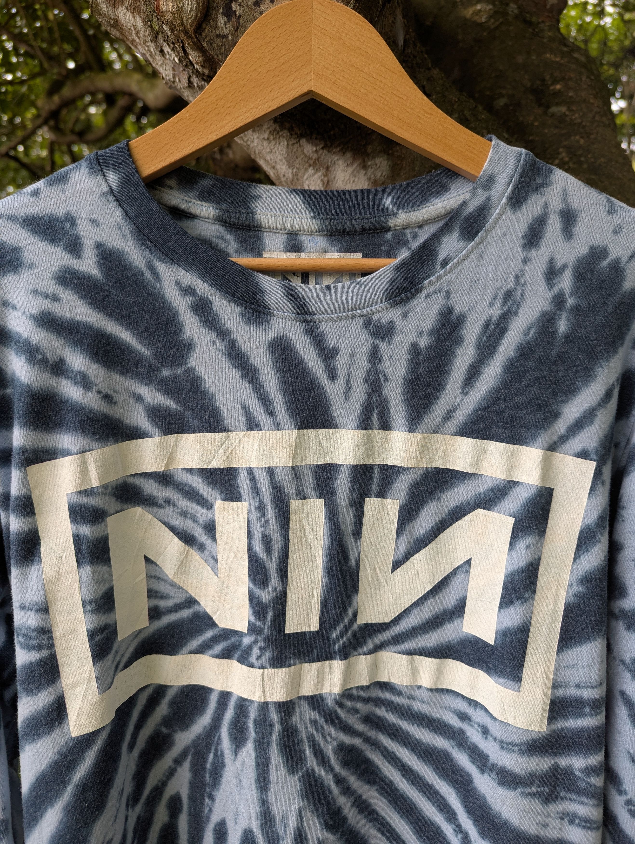 Band Tees NIN NINE INCH NAILS Tie dye Long Band Tshirt Size US M / EU 48-50 / 2 - 2 Thumbnail