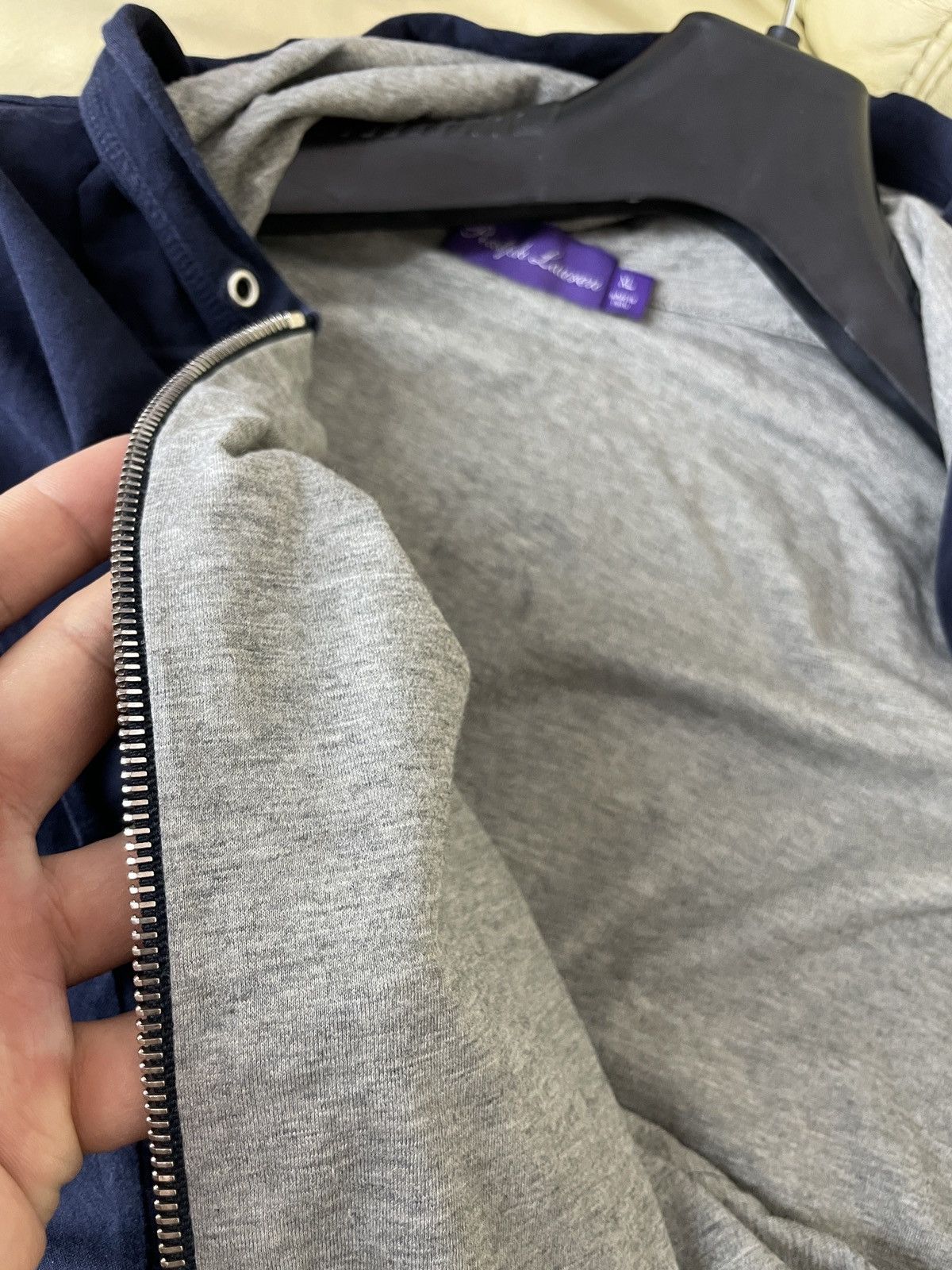 Ralph Lauren Purple Label Ralph Lauren Purple Label Navy Zip Hoodie RRP 1450$ Size US XL / EU 56 / 4 - 17 Thumbnail