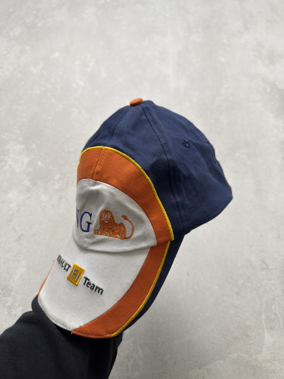 NASCAR Vintage ING Renault F1 Team Cap Racing Nascar Formula Uno Size ONE SIZE - 4 Thumbnail
