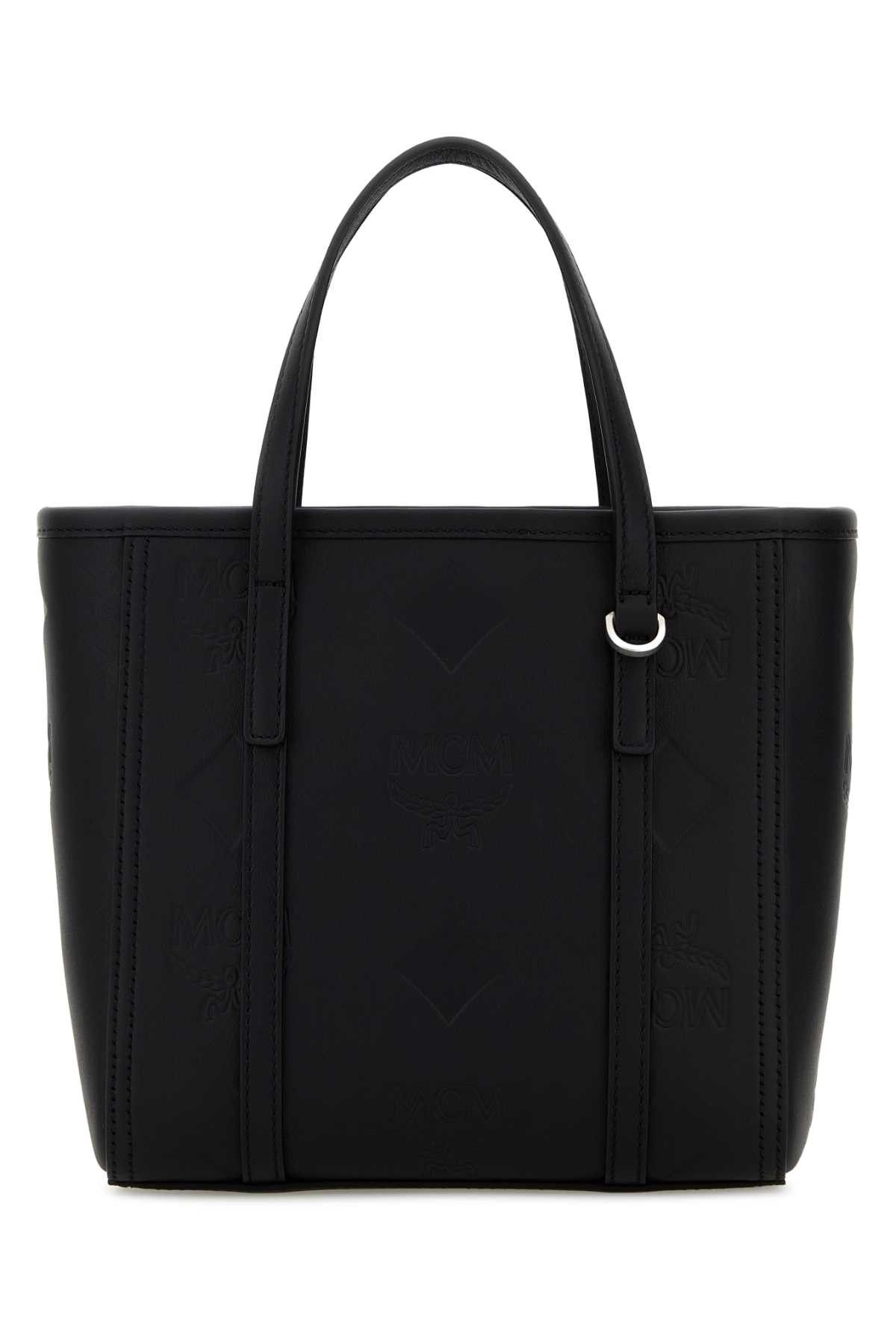 MCM Black Leather Mini Toni Handbag Size ONE SIZE - 1 Thumbnail