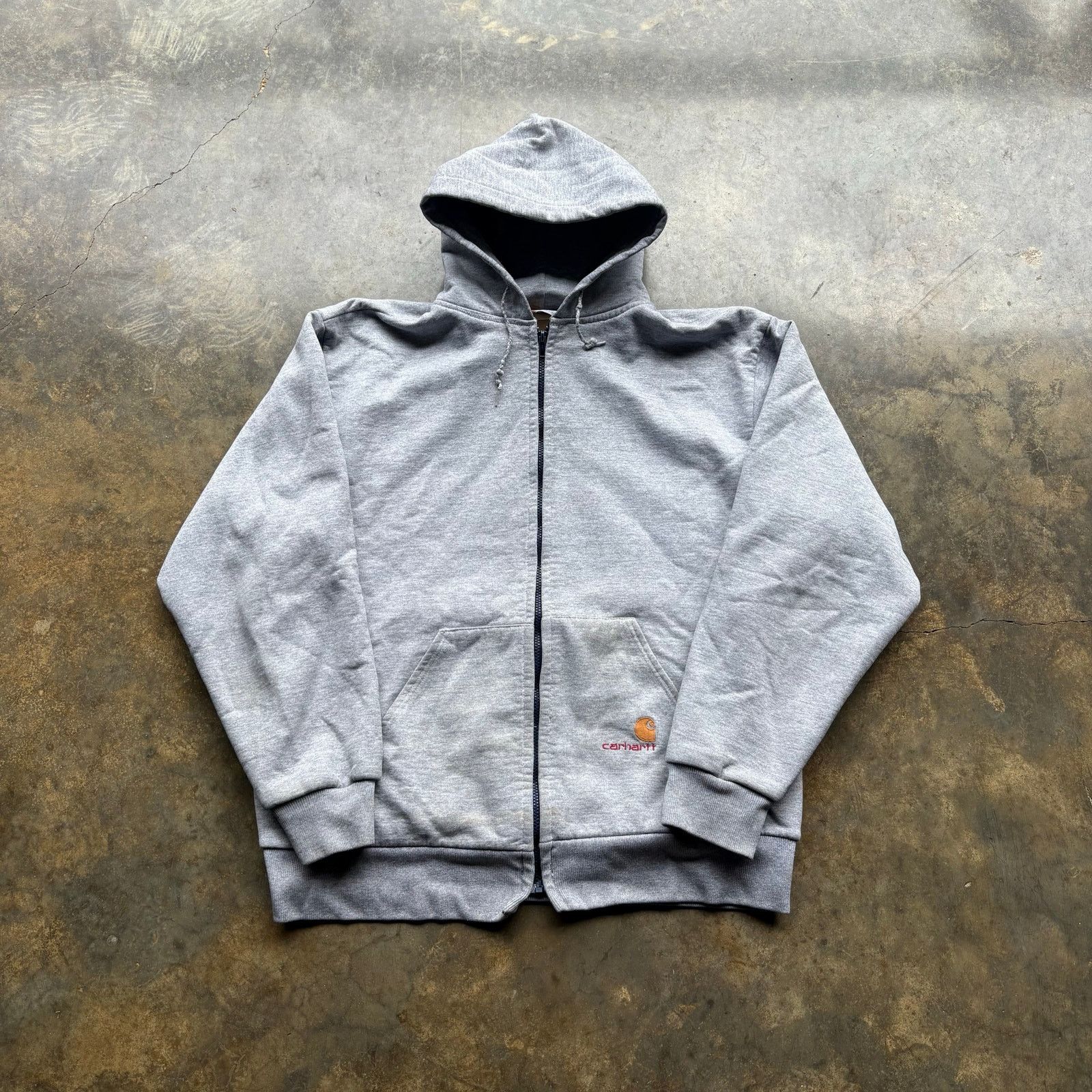 Carhartt Rare Vintage Carhartt Waffle Lined Heavyweight Sweatshirt Size US XL / EU 56 / 4 - 1 Thumbnail