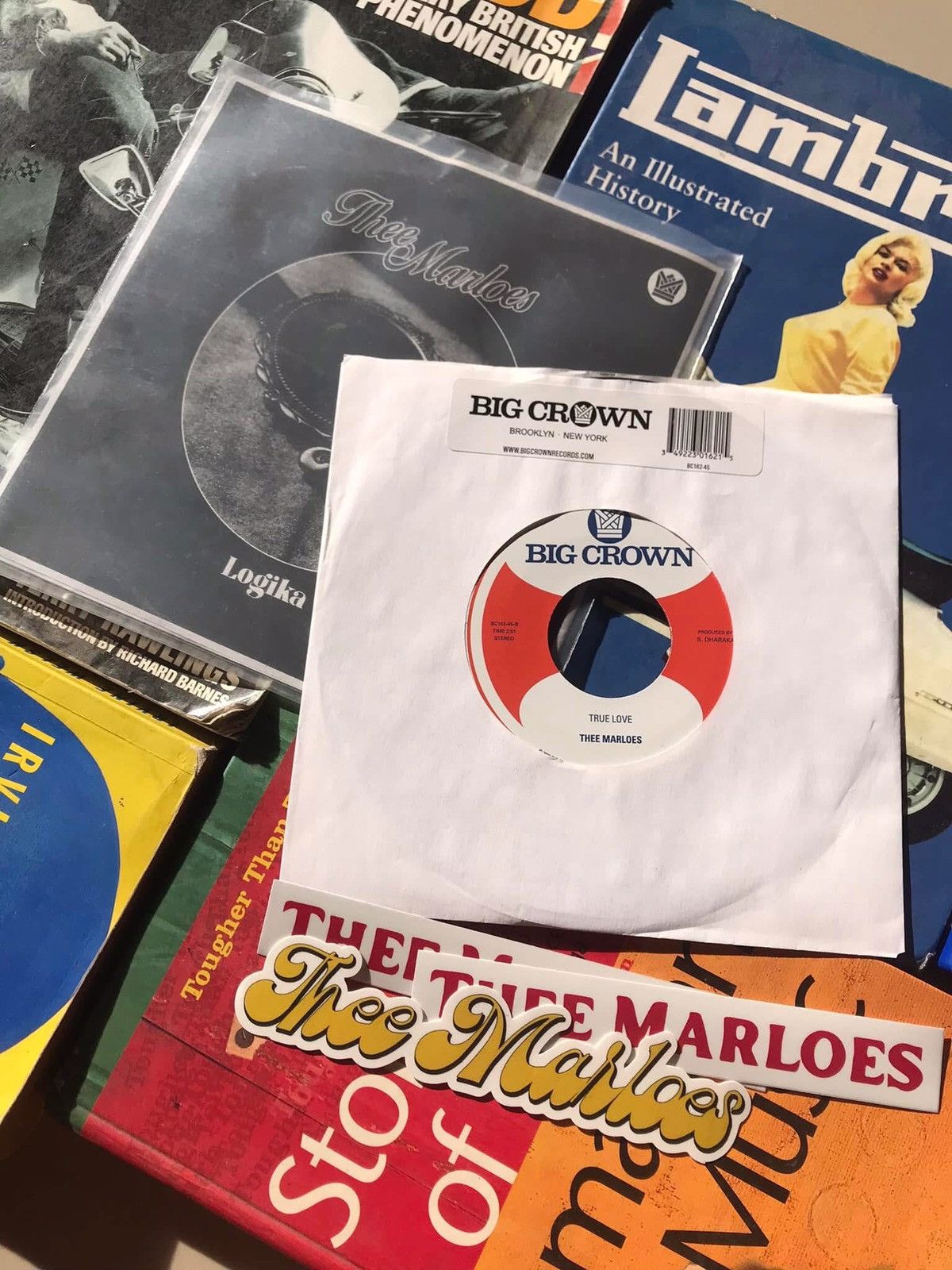 Band Tees Thee marloes - Big Crown Records brooklyn New York Size ONE SIZE - 3 Thumbnail