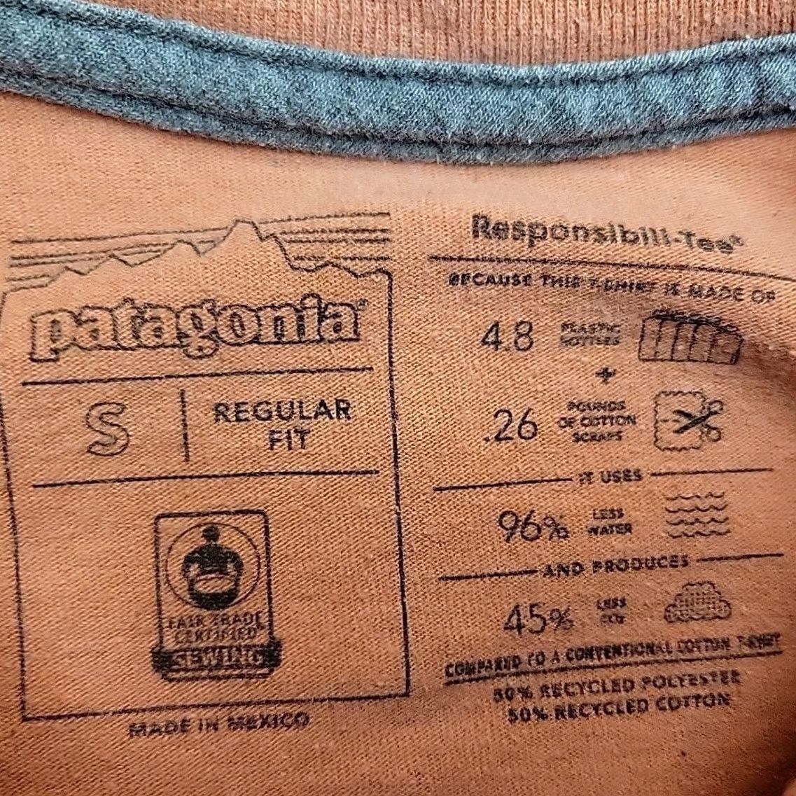 Patagonia Patagonia Shirt Men S Salmon Responsibili-tee Short Sleeve Recycled Fair Trade Shirt Mens S Pink Graphic Print Nature Outdoor 90s Style Size US S / EU 44-46 / 1 - 5 Thumbnail