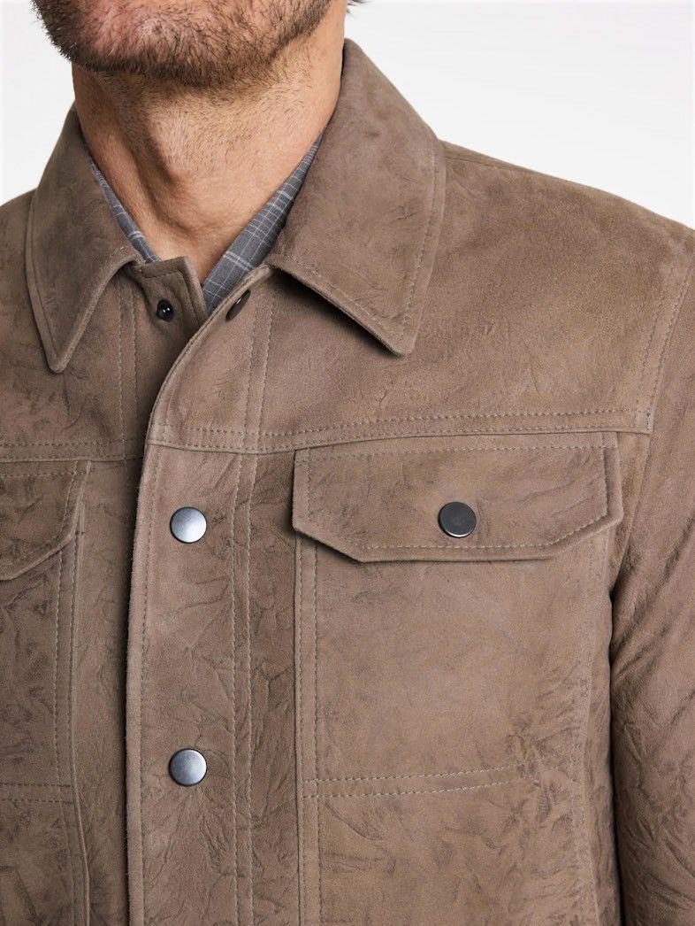 John Varvatos Dyker Trucker Jacket EU 58 USA 48 Size US XXL / EU 58 / 5 - 2 Thumbnail