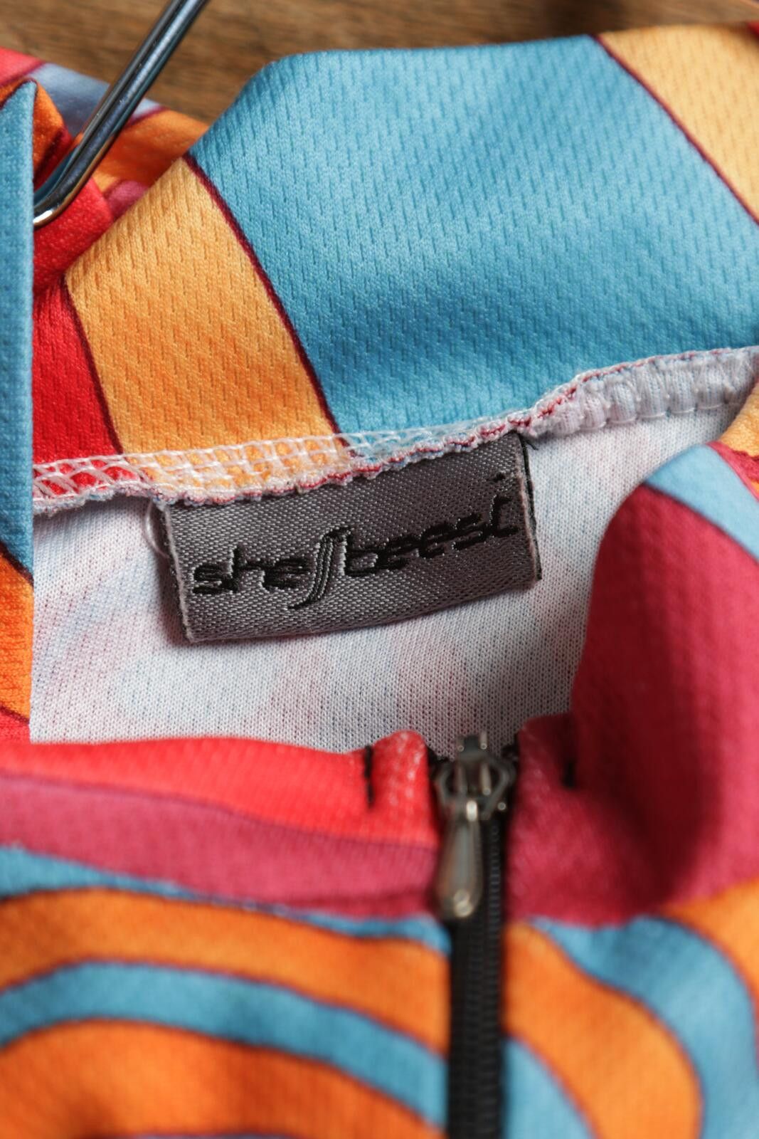 Other 00's Shebeesi Abstract Art Cycling Jersey Size ONE SIZE - 6 Thumbnail