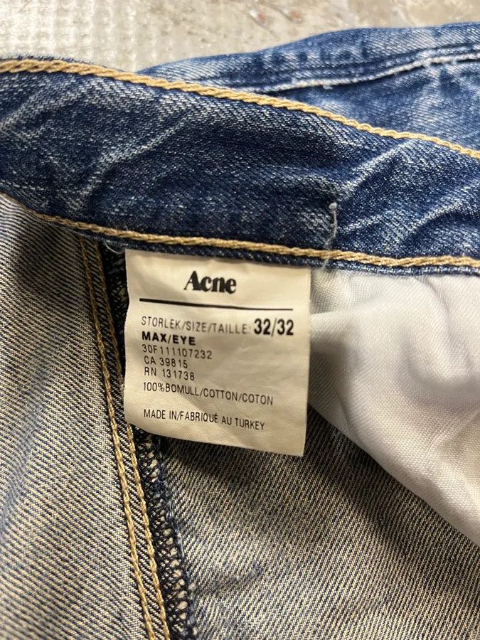 Acne Studios × Vintage Acne Studios Faded Blue Denim Jeans Size US 31 - 10 Thumbnail