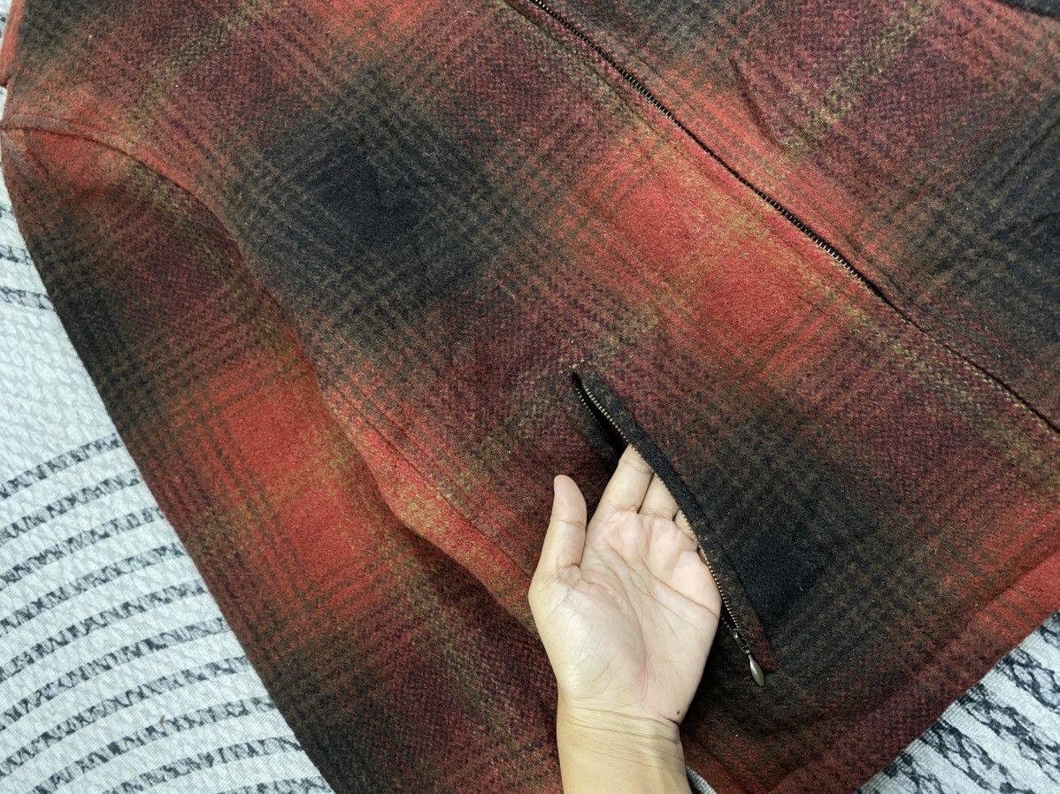 Hysteric Glamour Vintage The Moment Red Black Checked Zip-Up Jacket Size US M / EU 48-50 / 2 - 7 Thumbnail
