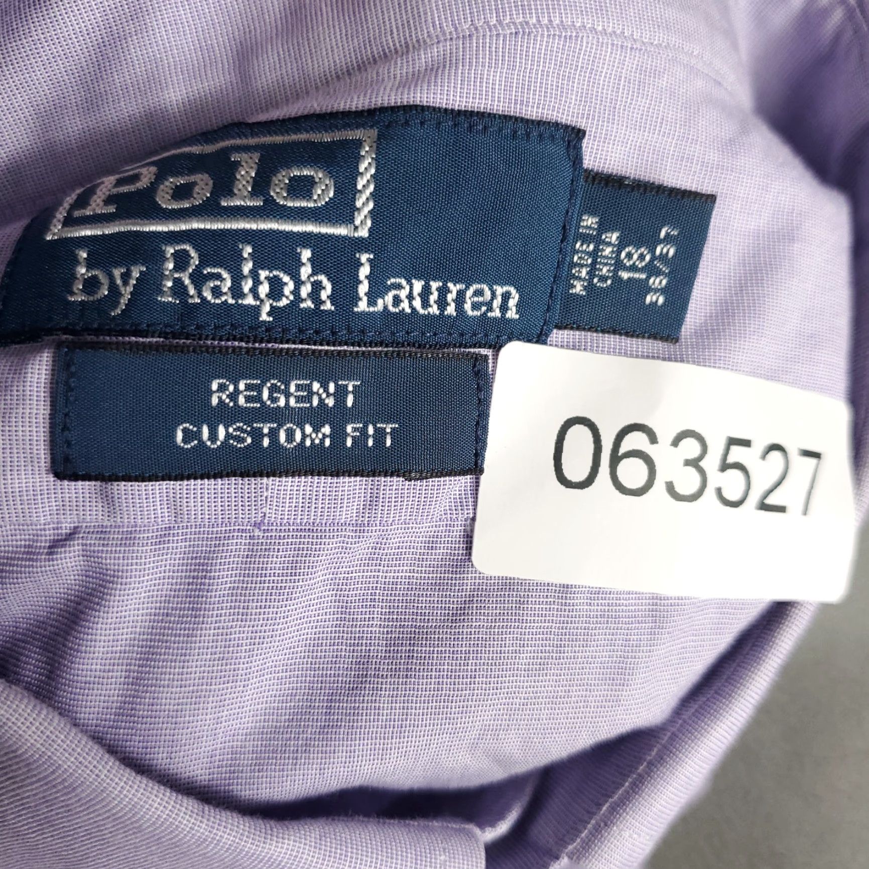 Ralph Lauren Ralph Lauren Shirt Dress Shirt Button Up Long Sleeve 18 Purple Cotton Solid Non-Iron Mens Size 48R - 8 Thumbnail
