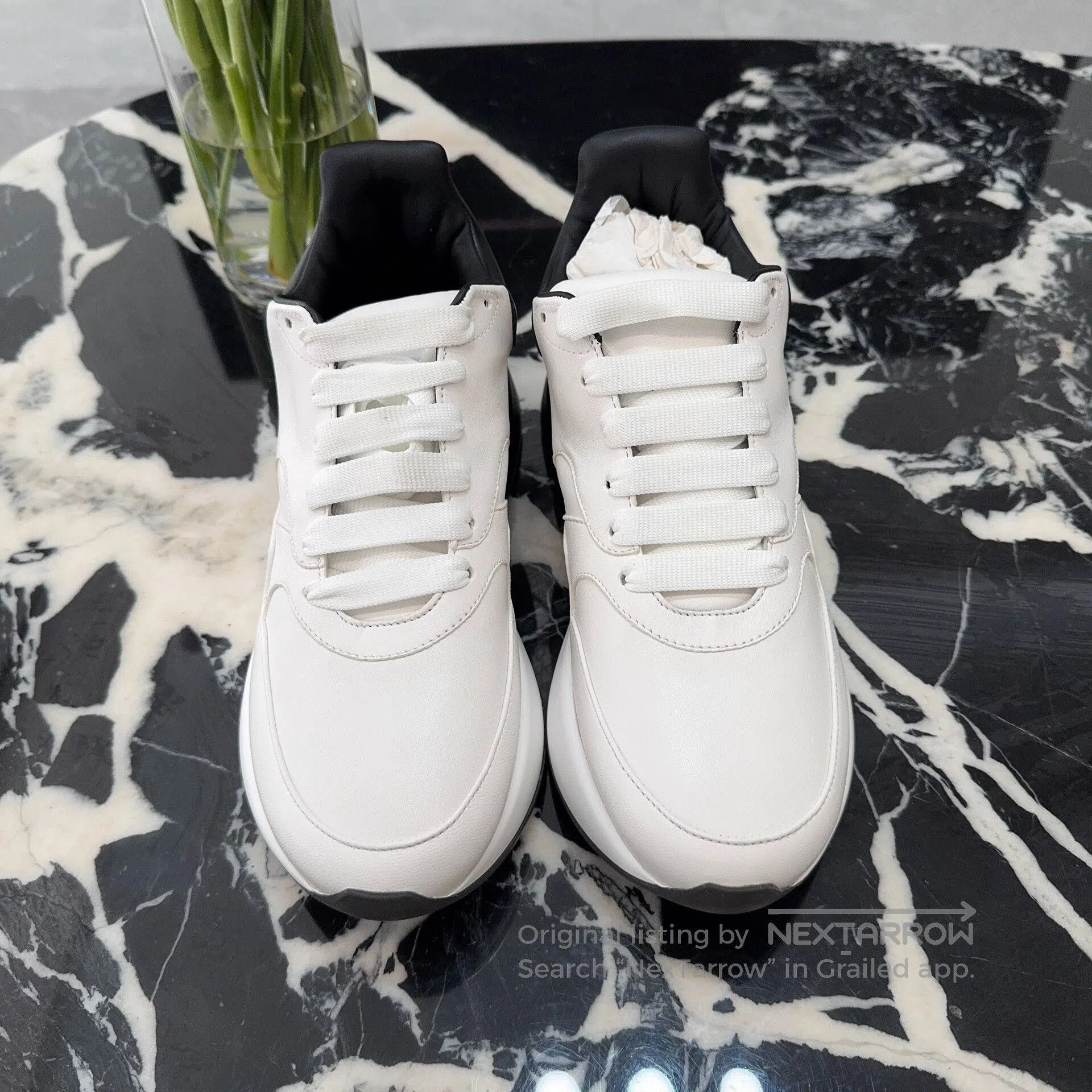 Alexander McQueen Alexander McQueen Men's Leather Sneakers. Size US 7 / EU 40 - 2 Thumbnail
