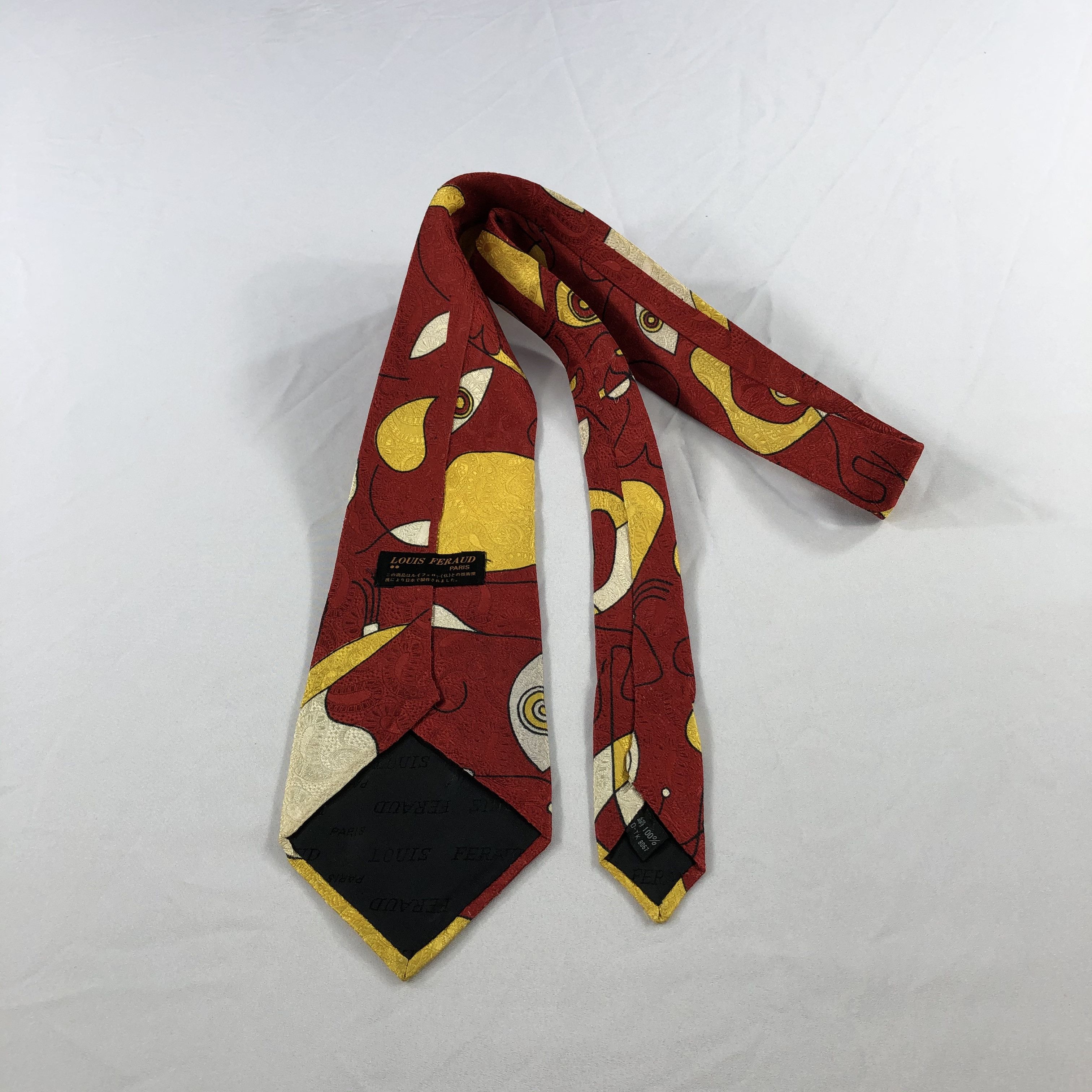 Louis Feraud Louis Feraud Abstract Silk Neck Ties T69 Size ONE SIZE - 2 Thumbnail