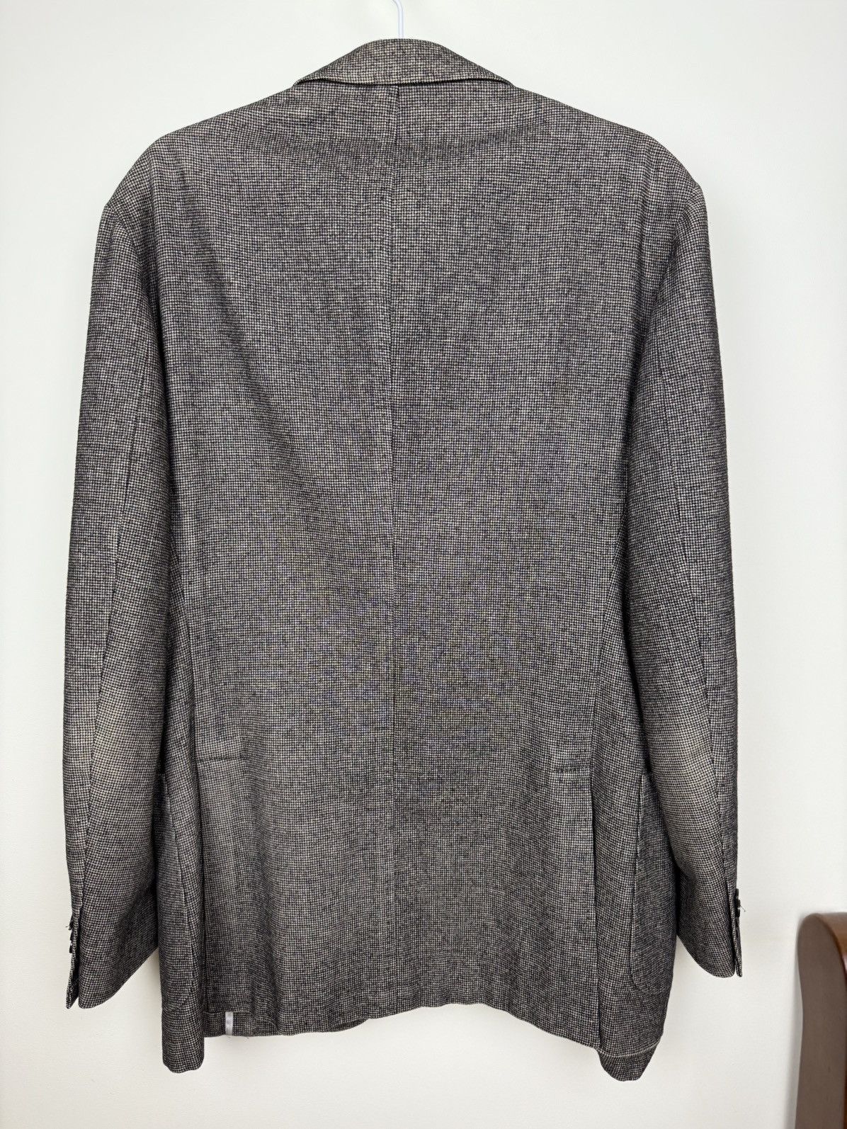 Suitsupply SuitSupply Wool Cotton Blazer | Textured Brown Sport Coat Size 44L - 2 Thumbnail