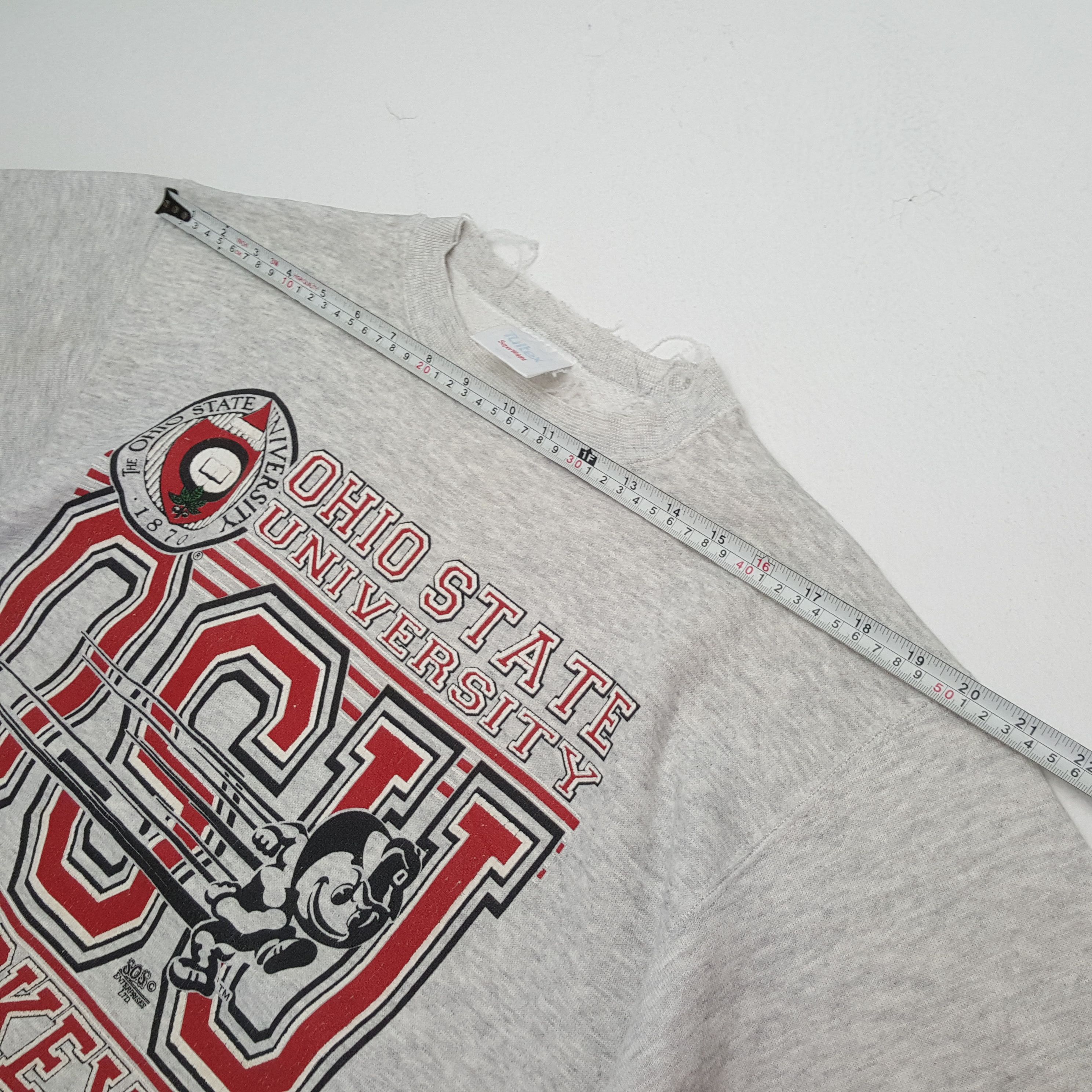 Tultex × Vintage OHIO STATE UNIVERSITY Buckeyes Vintage Sweatshirt Size US S / EU 44-46 / 1 - 10 Thumbnail