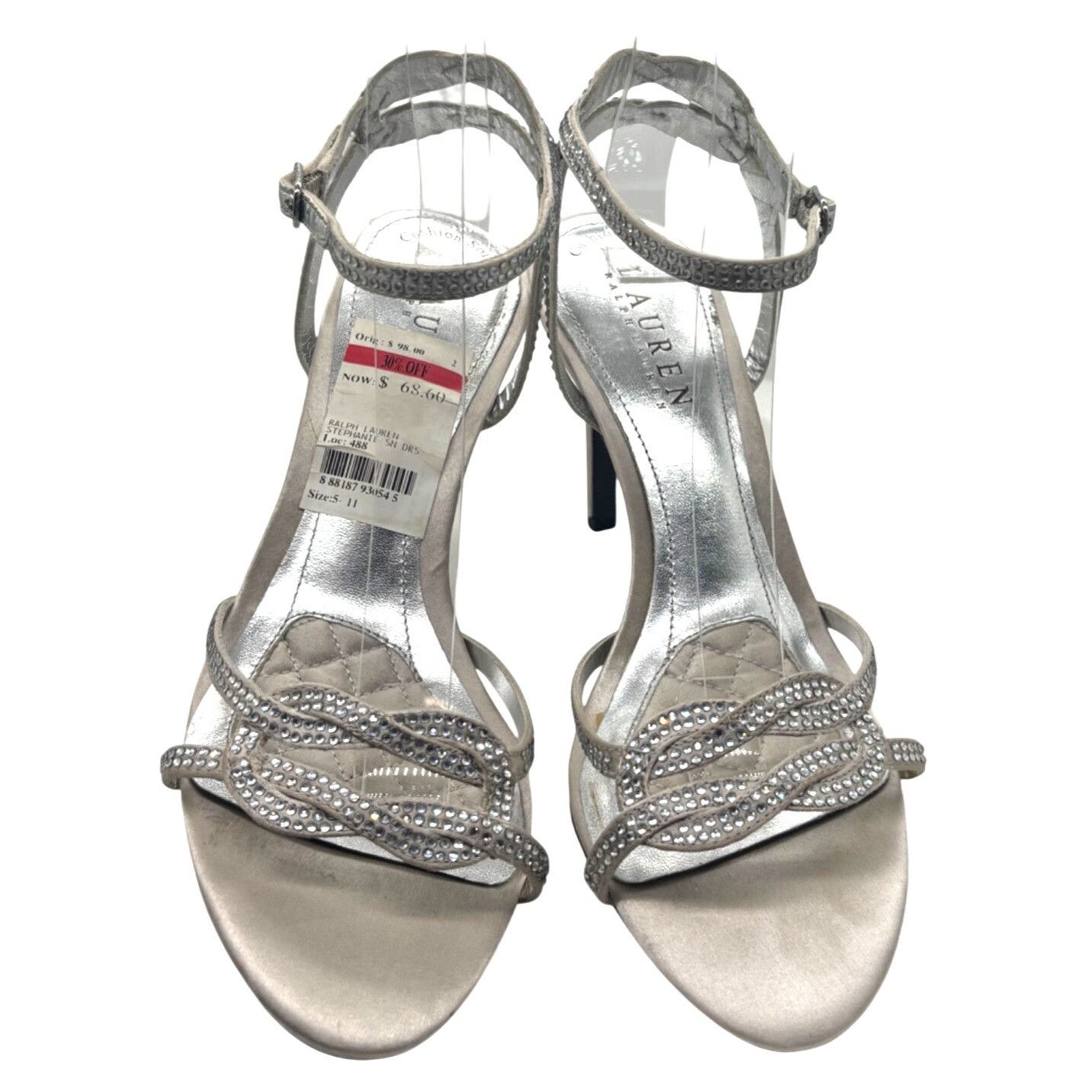Lauren Ralph Lauren Lauren Ralph Lauren Women's Stephanie Dress Sandals, Champag Size US 7 / IT 37 - 4 Thumbnail