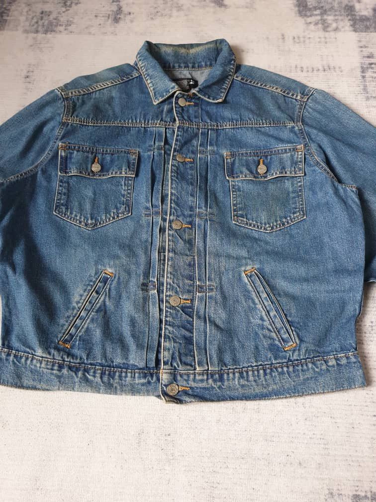 Polo Ralph Lauren 💥Vintage Polo Ralph Lauren denim jacket Size US XL / EU 56 / 4 - 11 Thumbnail